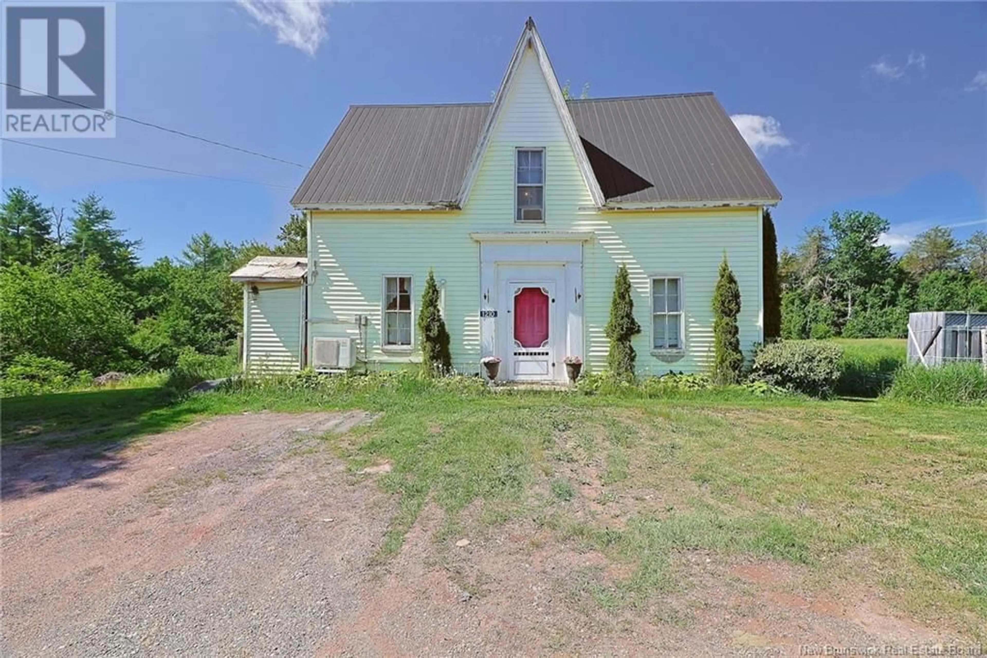 A pic from outside/outdoor area/front of a property/back of a property/a pic from drone, street for 1210 BRIDGE DRIVE, Cambridge-Narrows New Brunswick E4C1V6