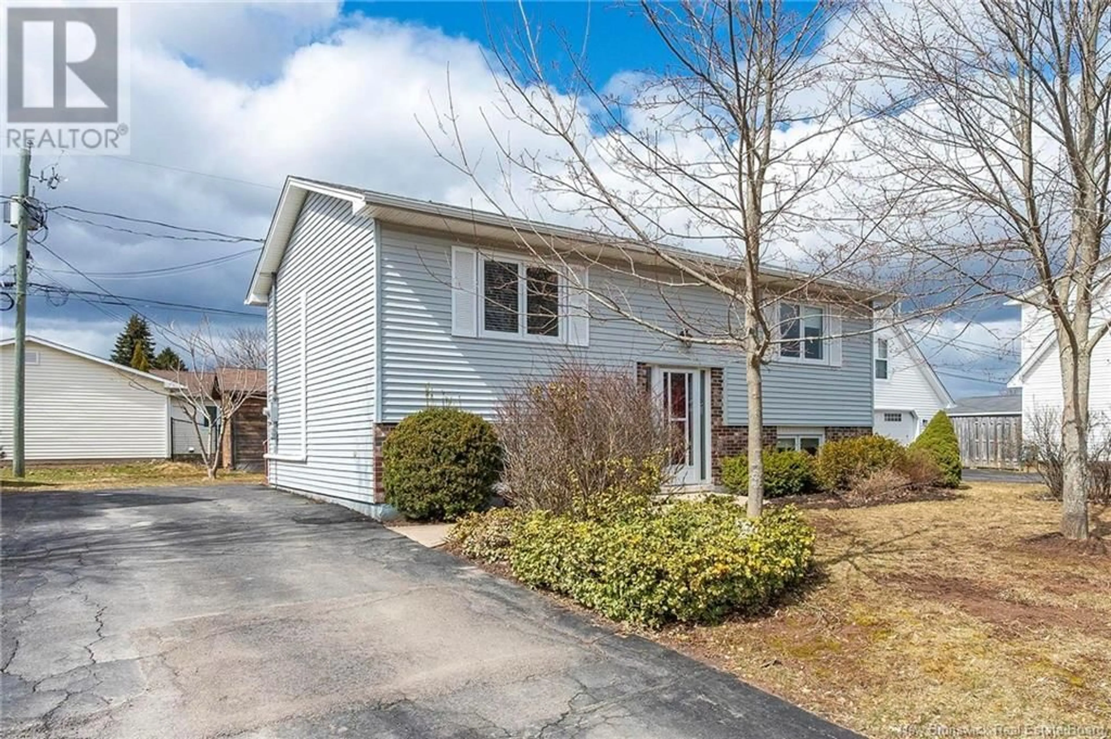 Home with vinyl exterior material, street for 126 MORNINGSIDE DRIVE, Moncton New Brunswick E1G1Z1