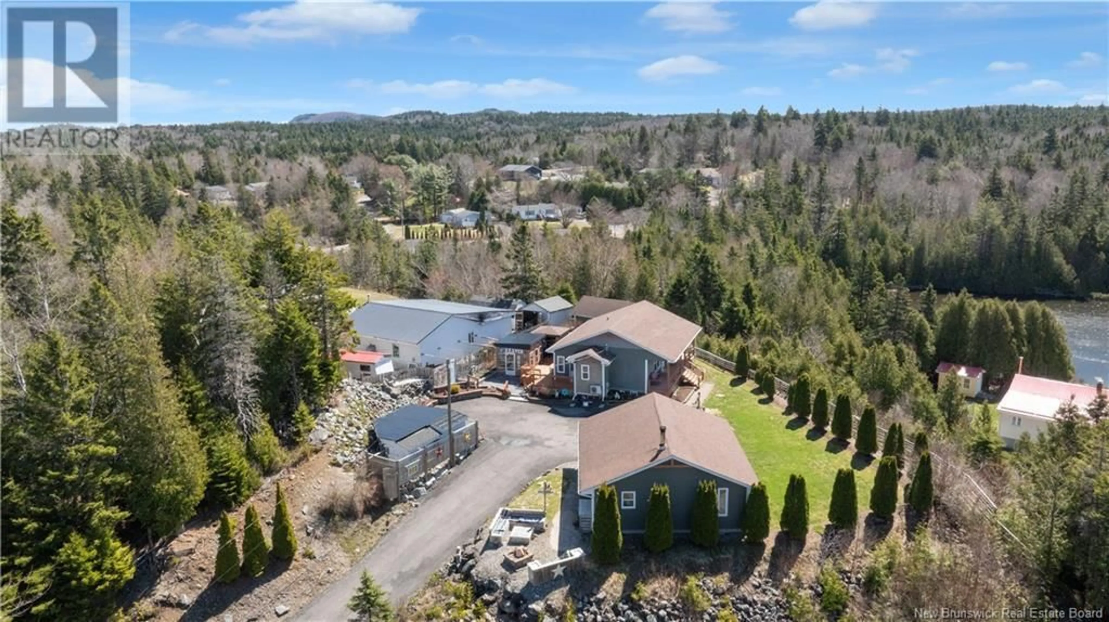 A pic from outside/outdoor area/front of a property/back of a property/a pic from drone, mountain view for 38 LAND ROAD, Saint John New Brunswick E2N1P5