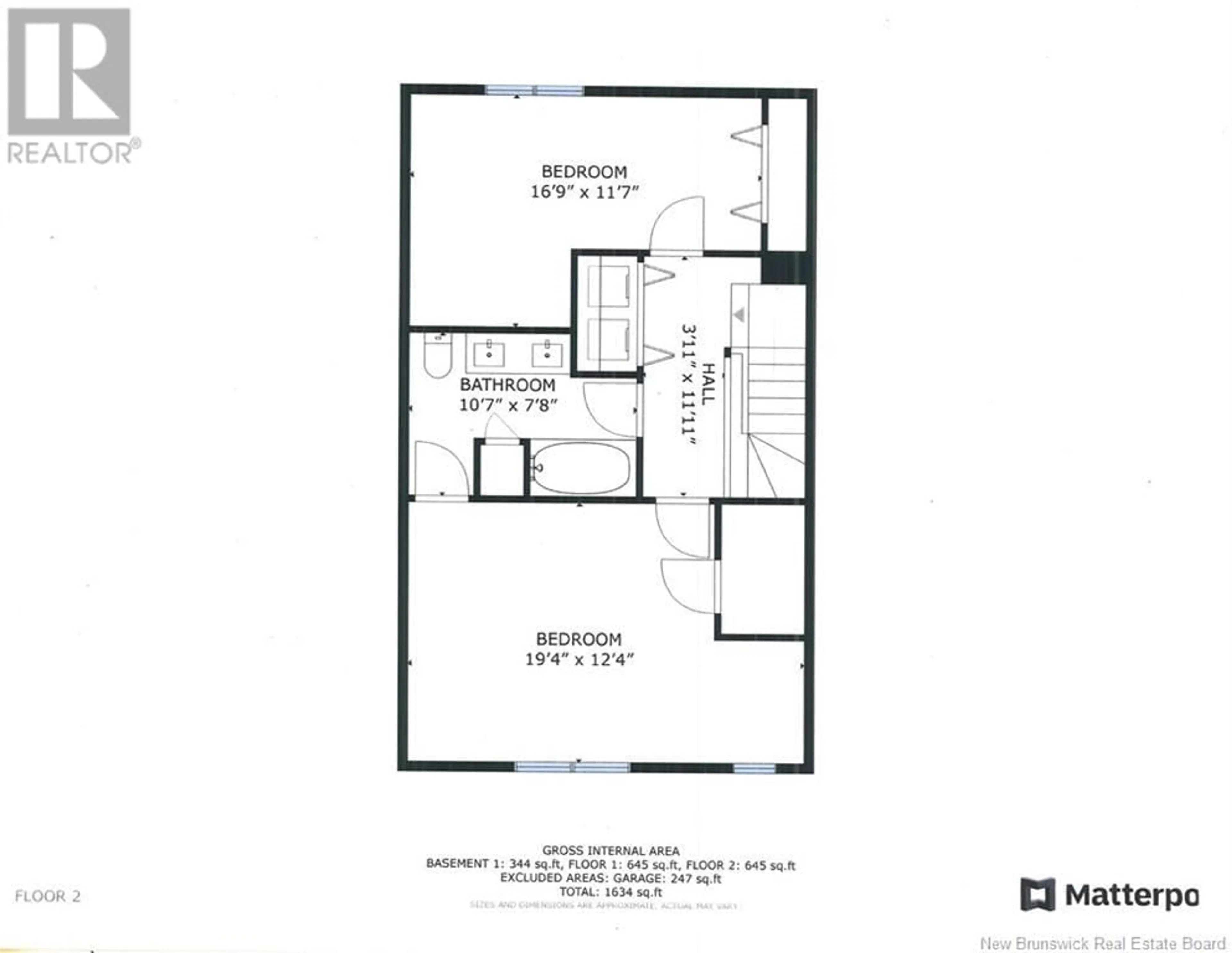 Floor plan for 96 QUEEN STREET, Saint John New Brunswick E2L1S4