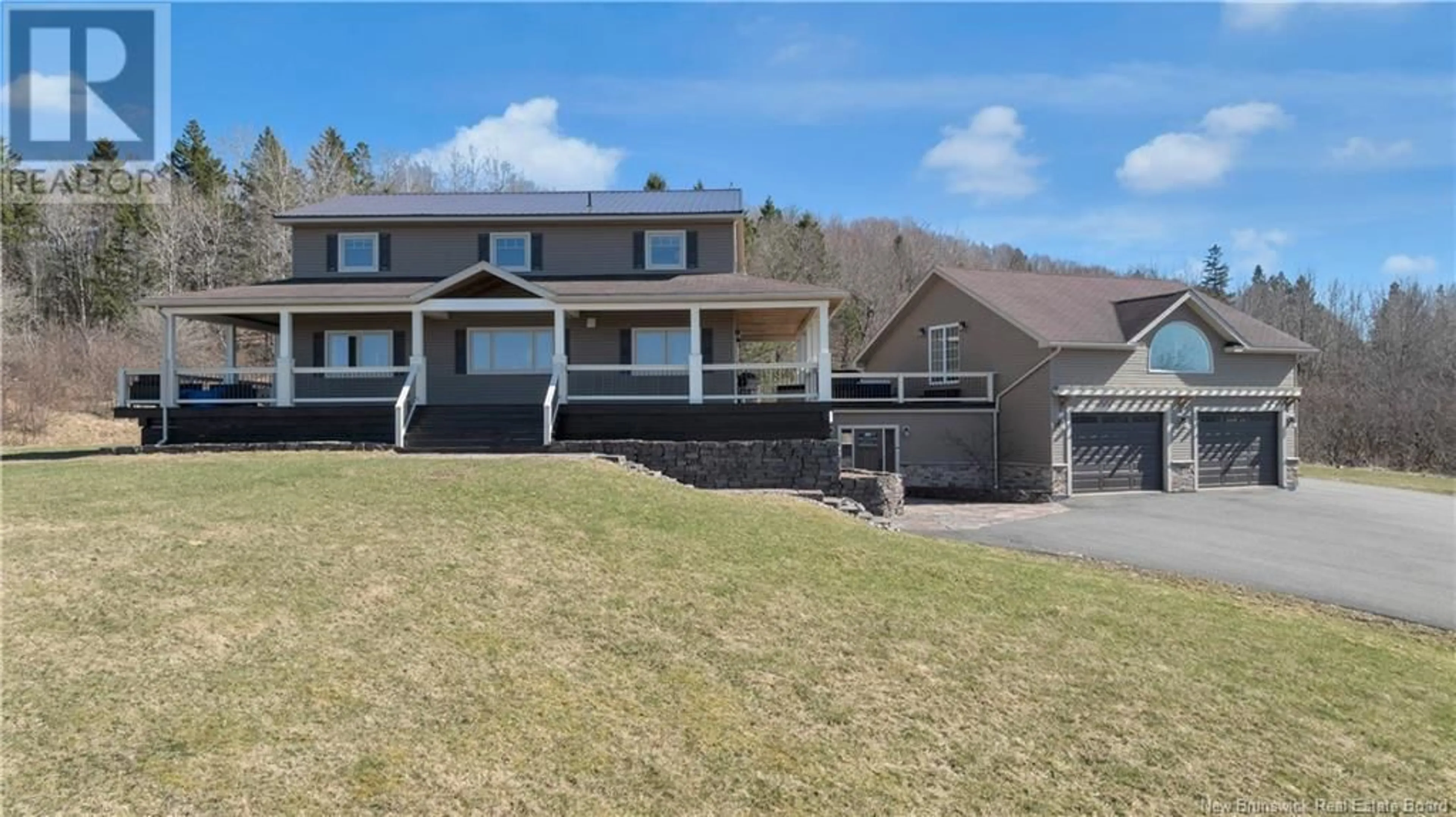 Home with vinyl exterior material, street for 538 DARLINGS ISLAND ROAD, Darlings Island New Brunswick E5N6T3