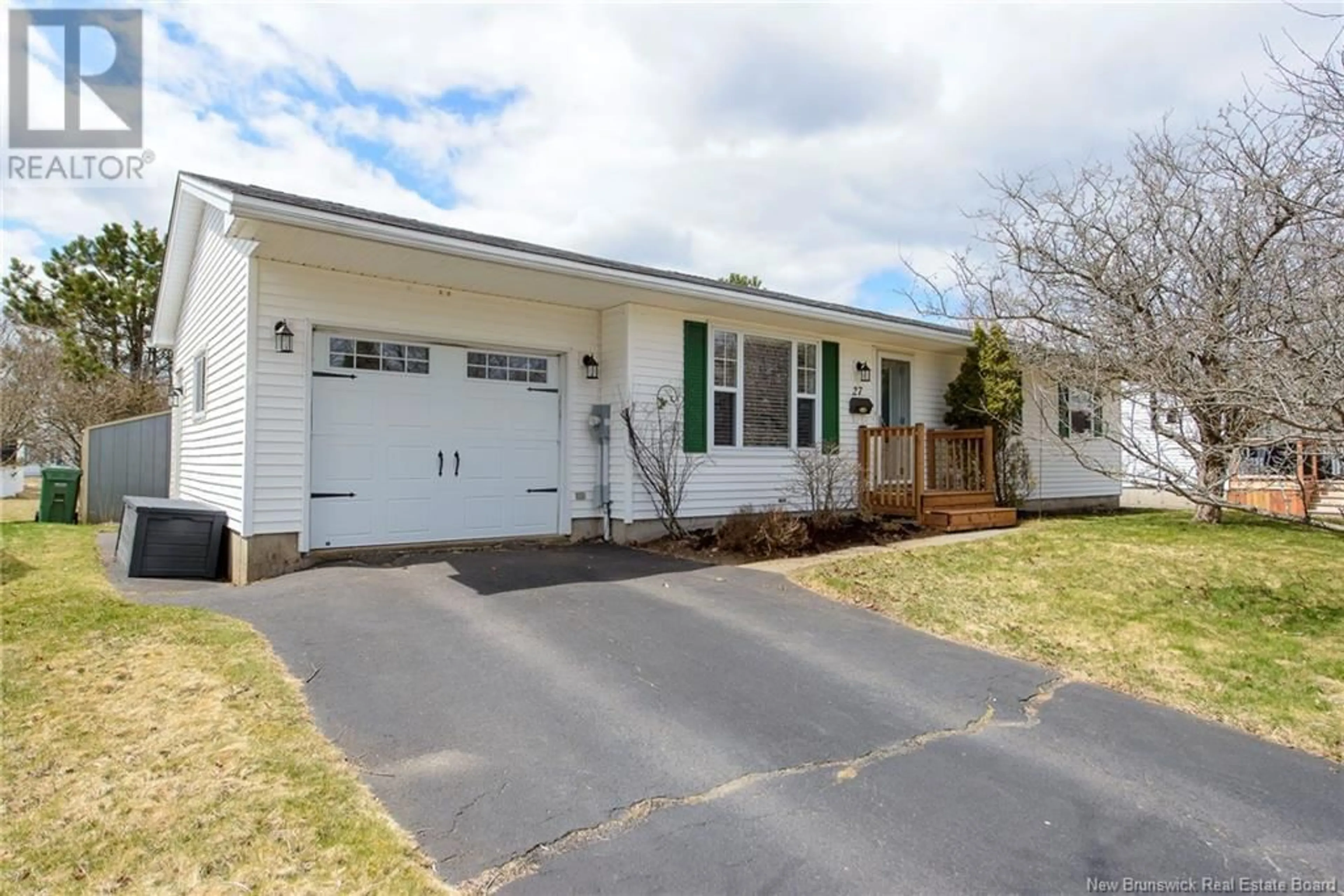 Home with vinyl exterior material, street for 27 SUNNYBROOK TERRACE, Saint John New Brunswick E2J4L4