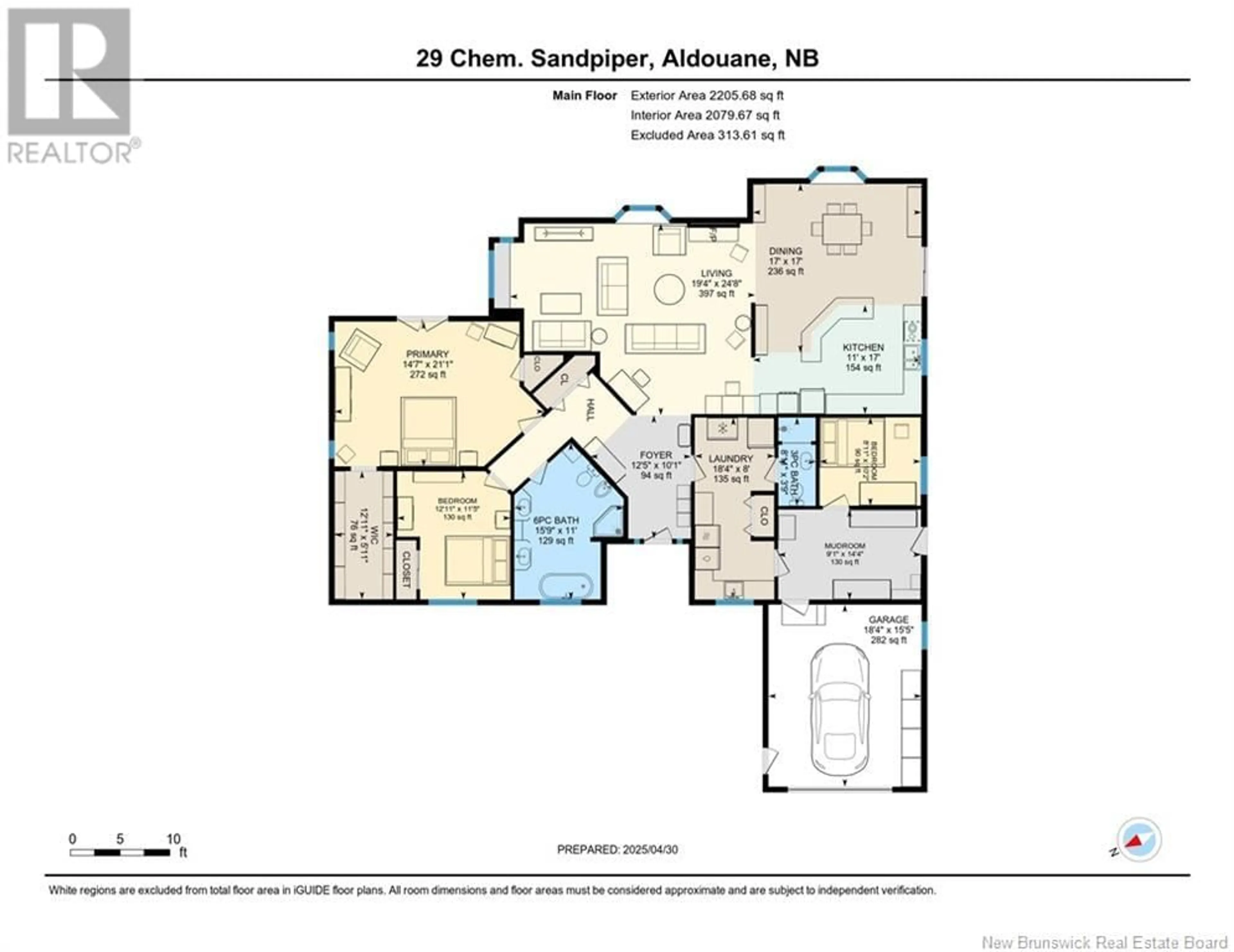 Floor plan for 29 SANDPIPER ROAD, Aldouane New Brunswick E4W5L6