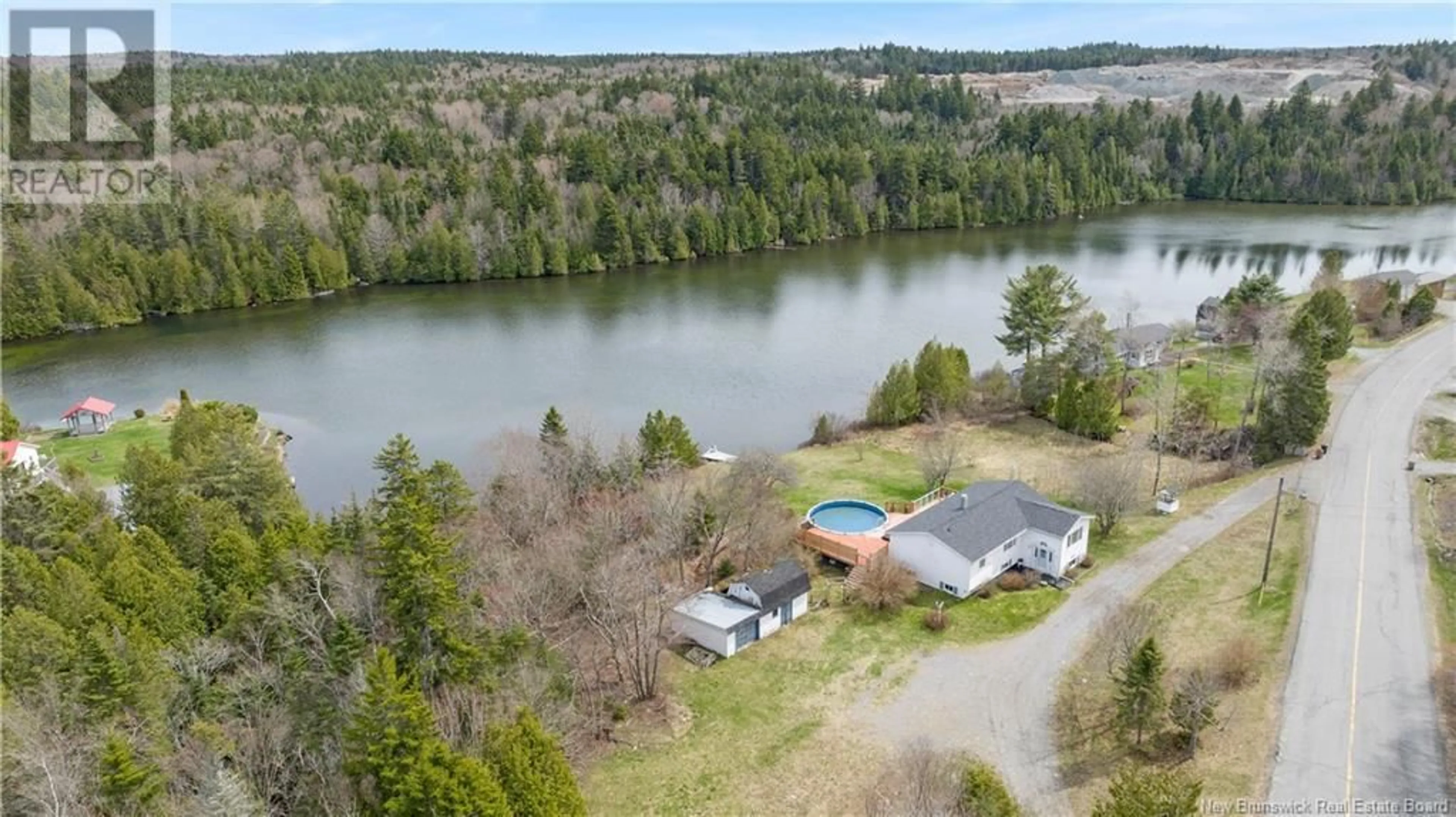 A pic from outside/outdoor area/front of a property/back of a property/a pic from drone, water/lake/river/ocean view for 1652 GOLDEN GROVE ROAD, Saint John New Brunswick E2N1P5