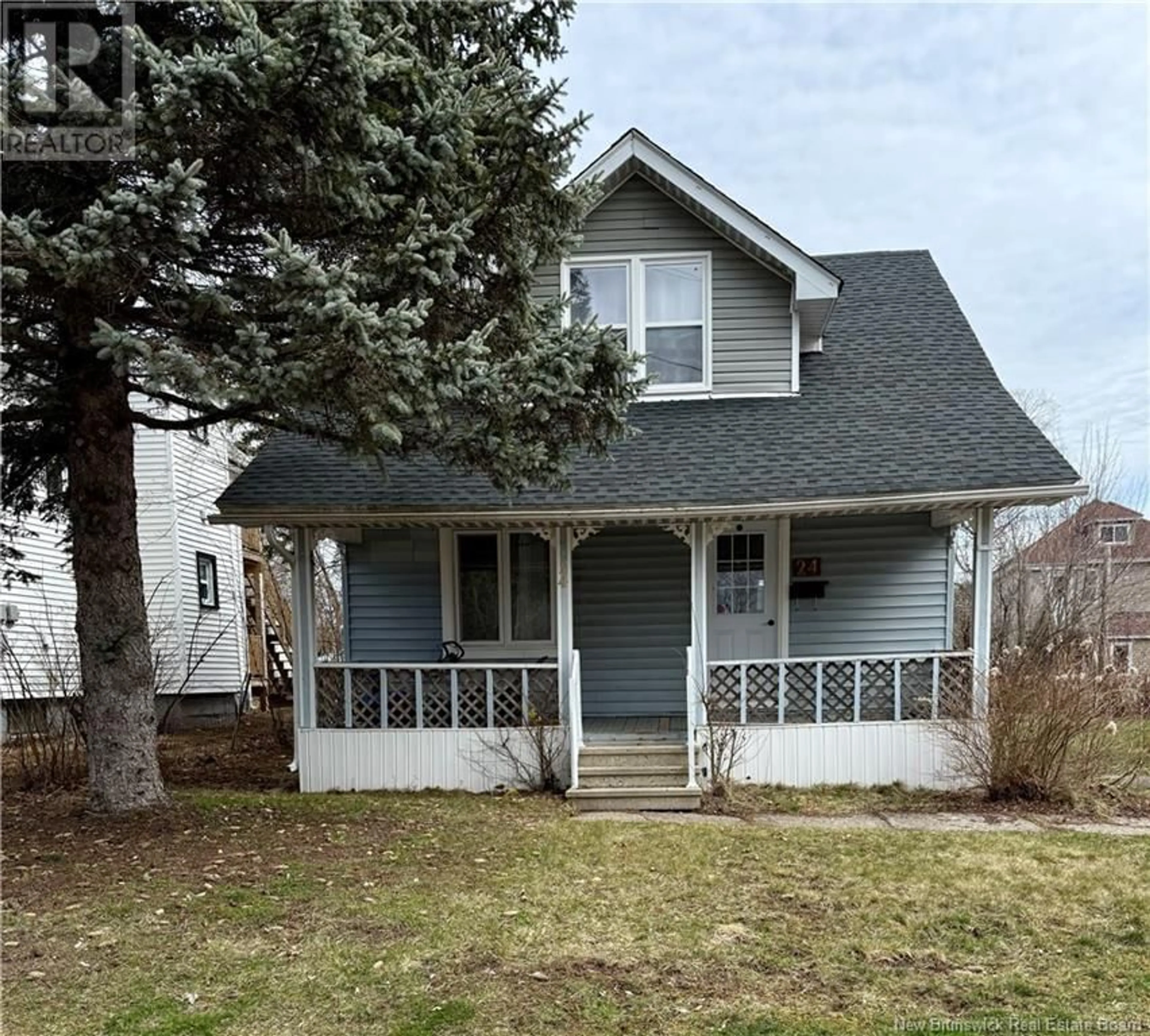 Home with vinyl exterior material, street for 24 BATH STREET, Moncton New Brunswick E1A4G1
