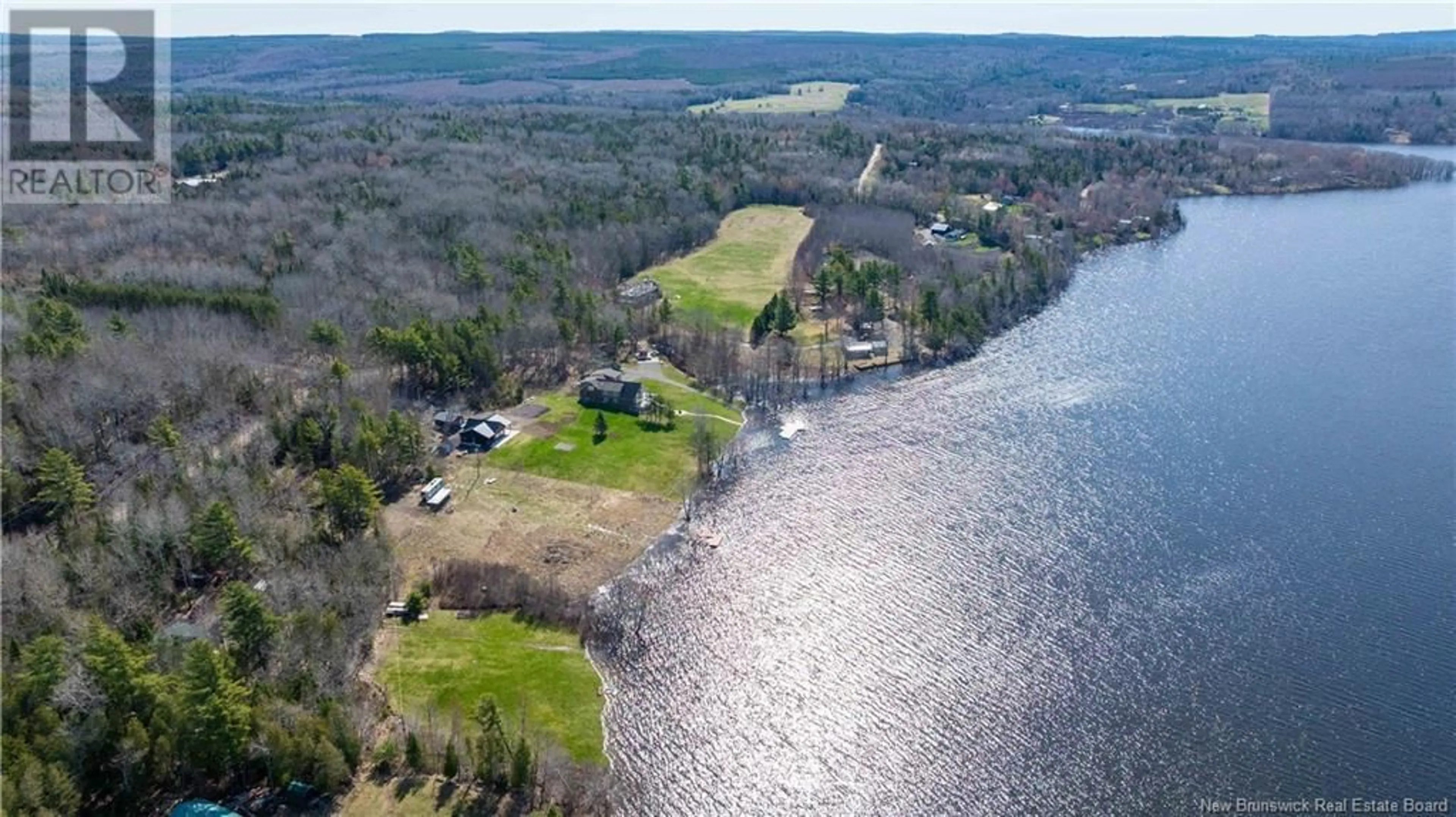 A pic from outside/outdoor area/front of a property/back of a property/a pic from drone, water/lake/river/ocean view for 15 SPICER LANE, Cambridge-Narrows New Brunswick E2L4E3