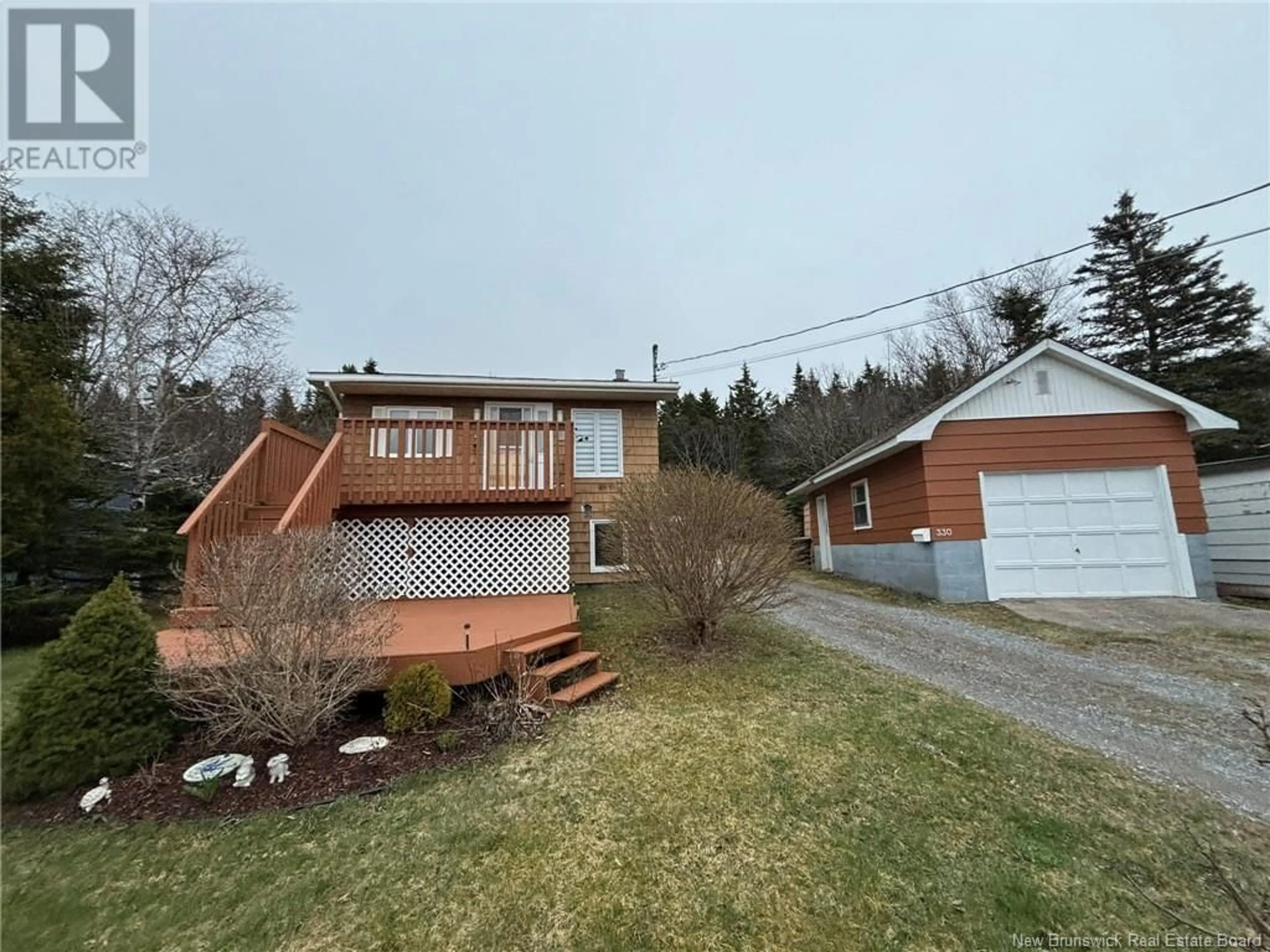 A pic from outside/outdoor area/front of a property/back of a property/a pic from drone, street for 330 OLD ANTHONYS COVE ROAD, Saint John New Brunswick E2P1L6