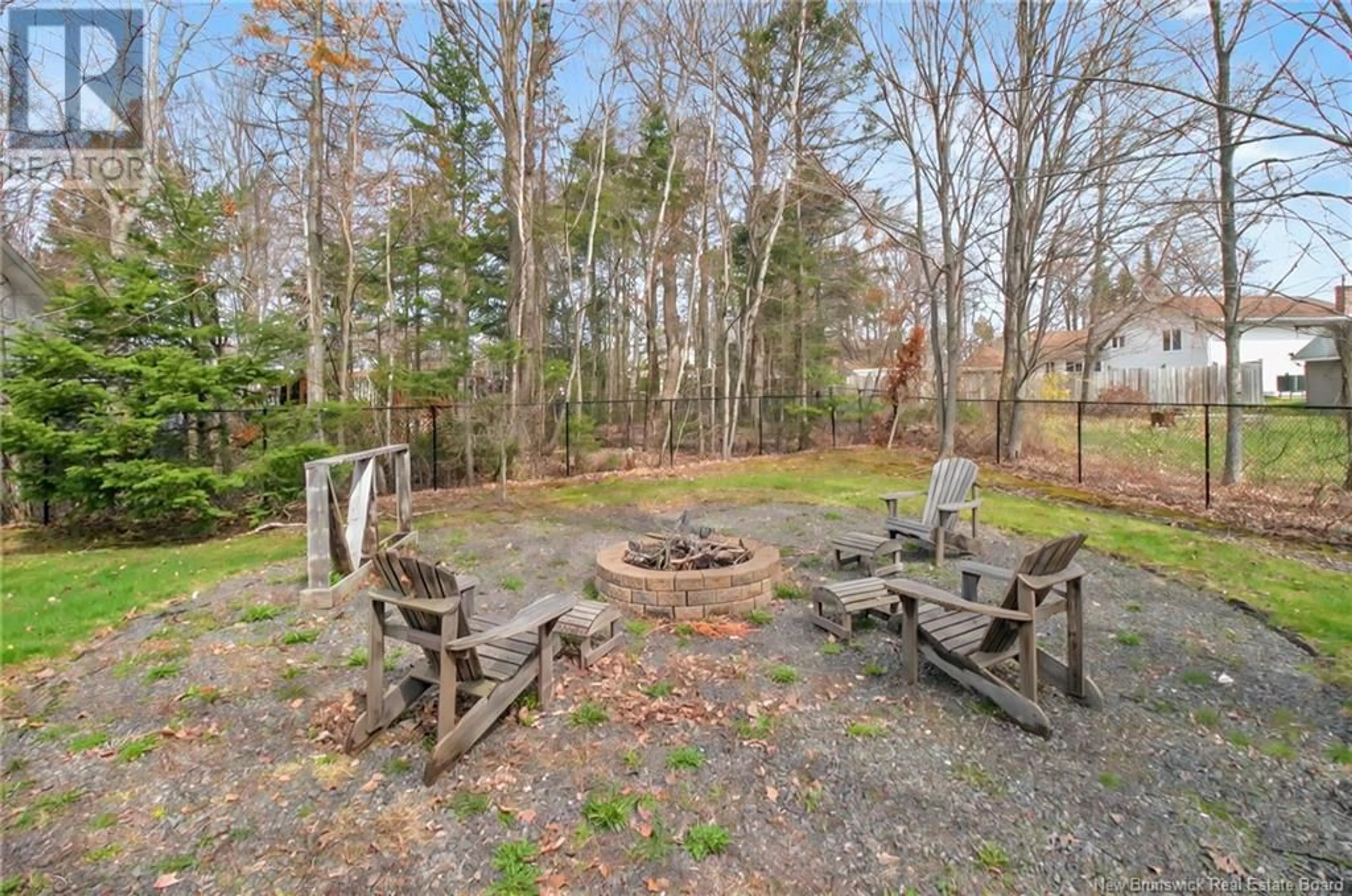 Patio, forest/trees view for 764 PAPINEAU COURT, Dieppe New Brunswick E1A6G6