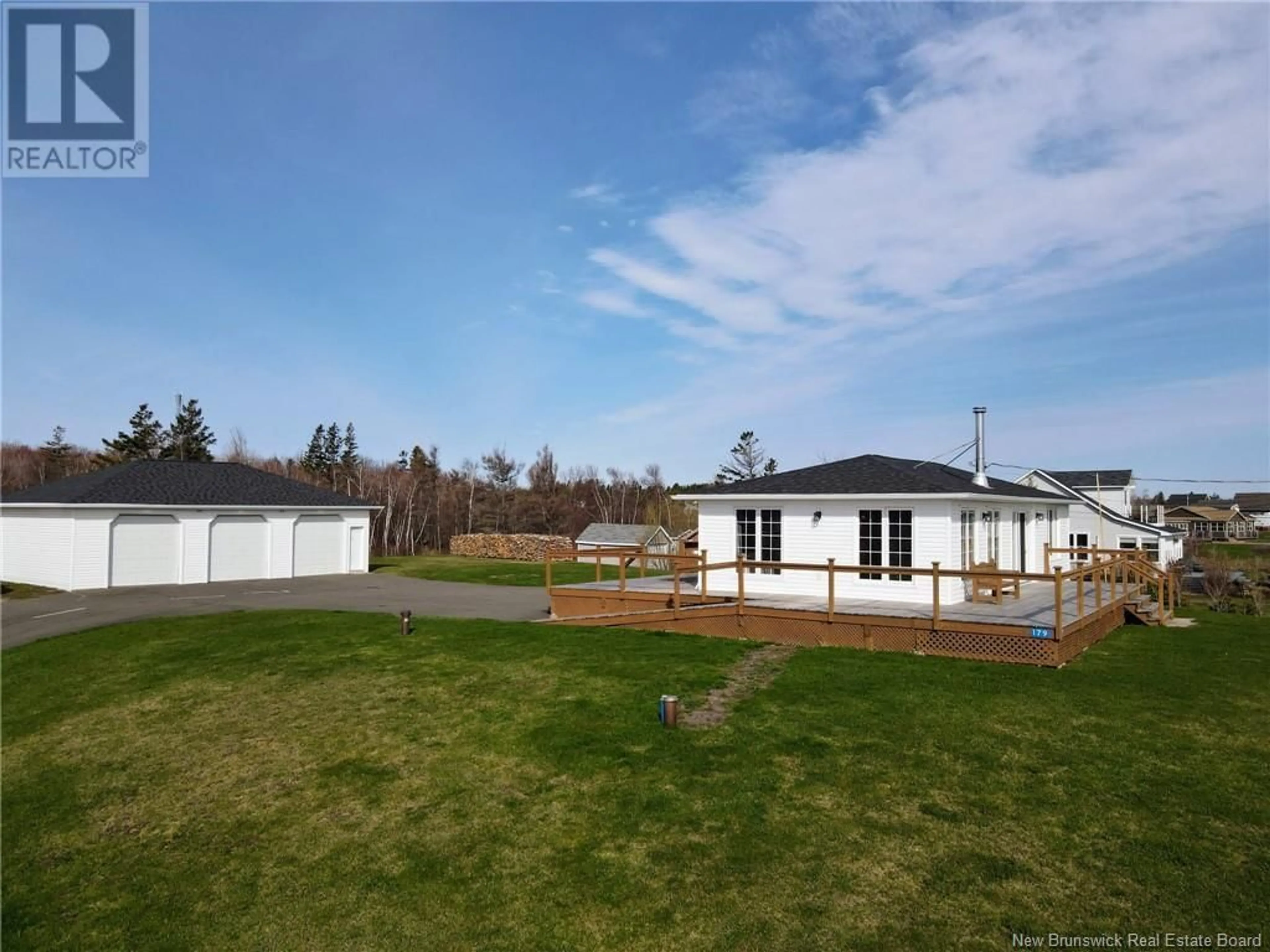 A pic from outside/outdoor area/front of a property/back of a property/a pic from drone, unknown for 179 CH DE LA COTE ROAD, Grande-Digue New Brunswick E4R1W8
