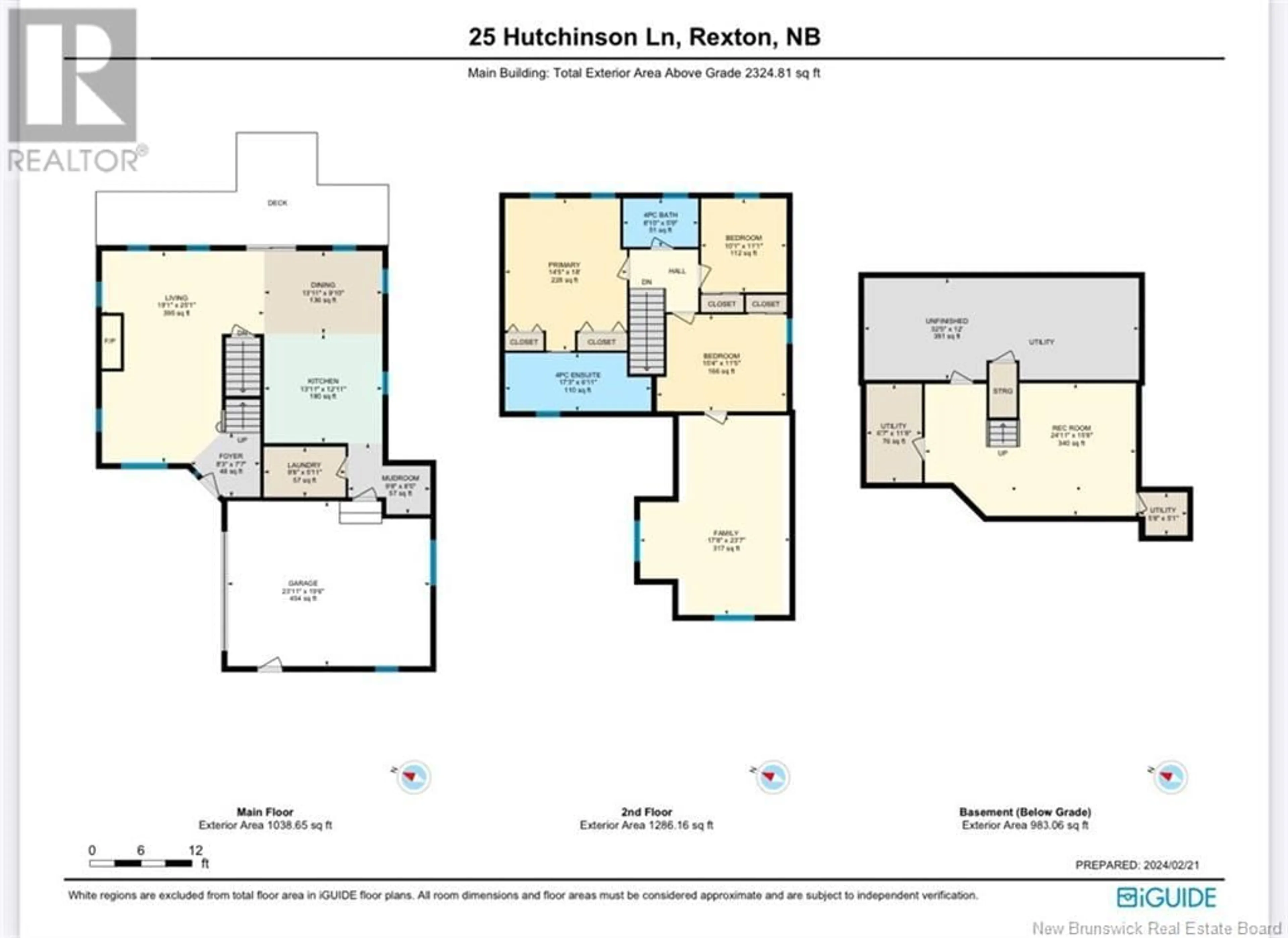 Floor plan for 25 HUTCHINSON LANE, Rexton New Brunswick E4W1Y8
