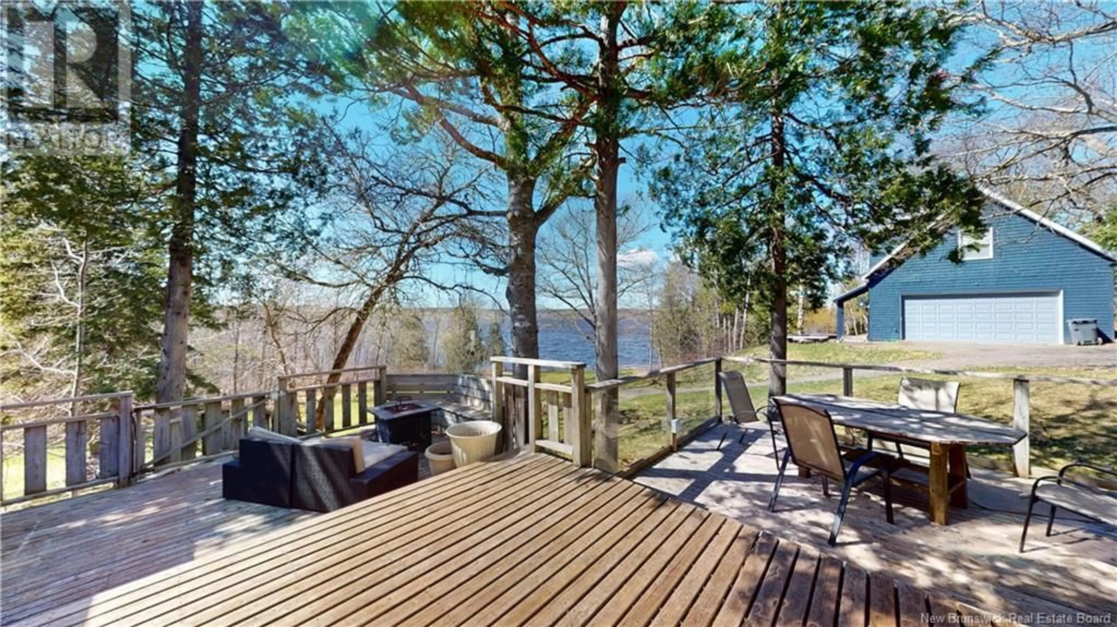 Patio, water/lake/river/ocean view for 1588 SCENIC NARROWS BOULEVARD, Cambridge-Narrows New Brunswick E4C2P2
