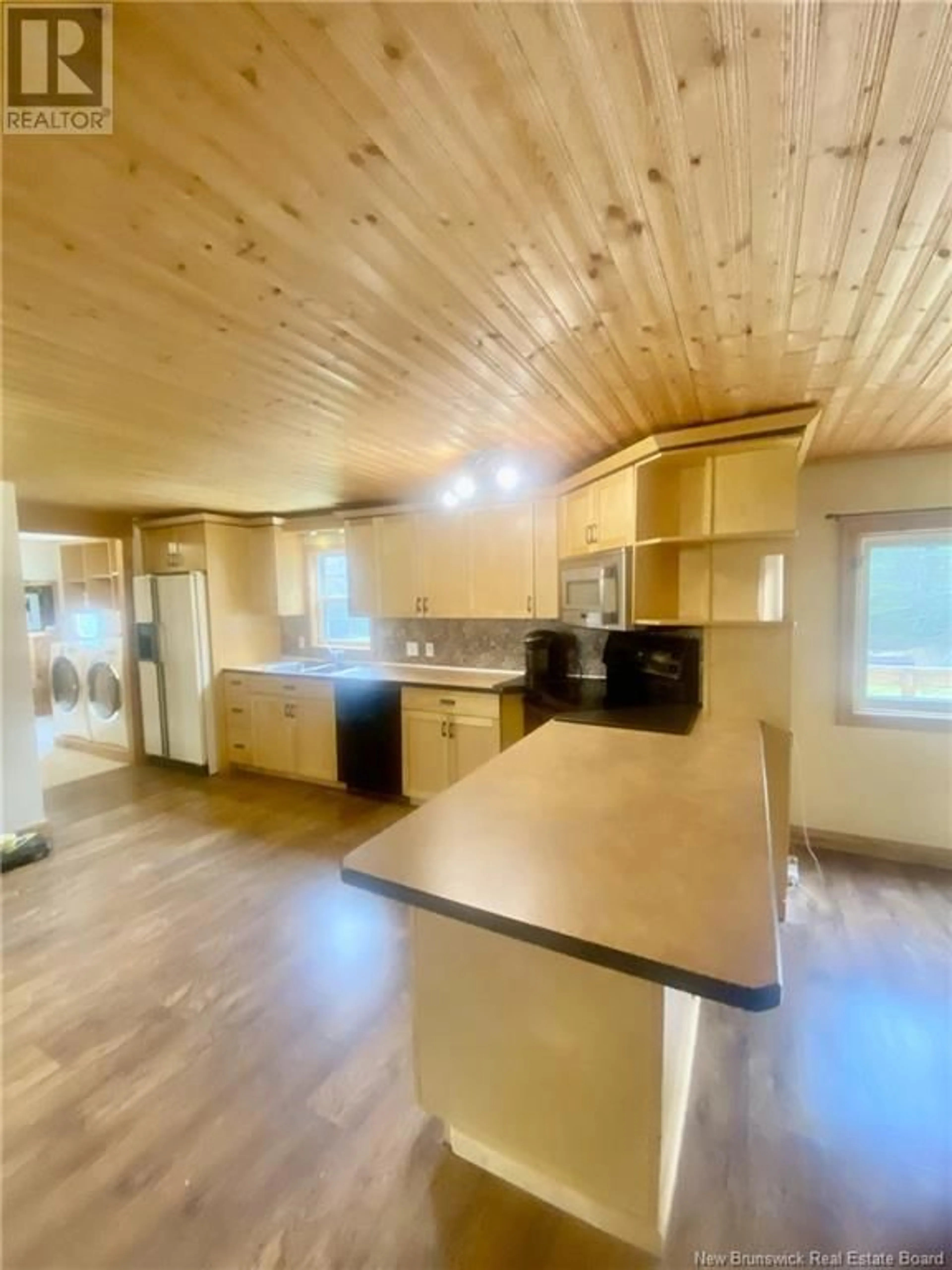 Open concept kitchen, wood/laminate floor for 744 SALISBURY BACK ROAD, Salisbury New Brunswick E4J3M1