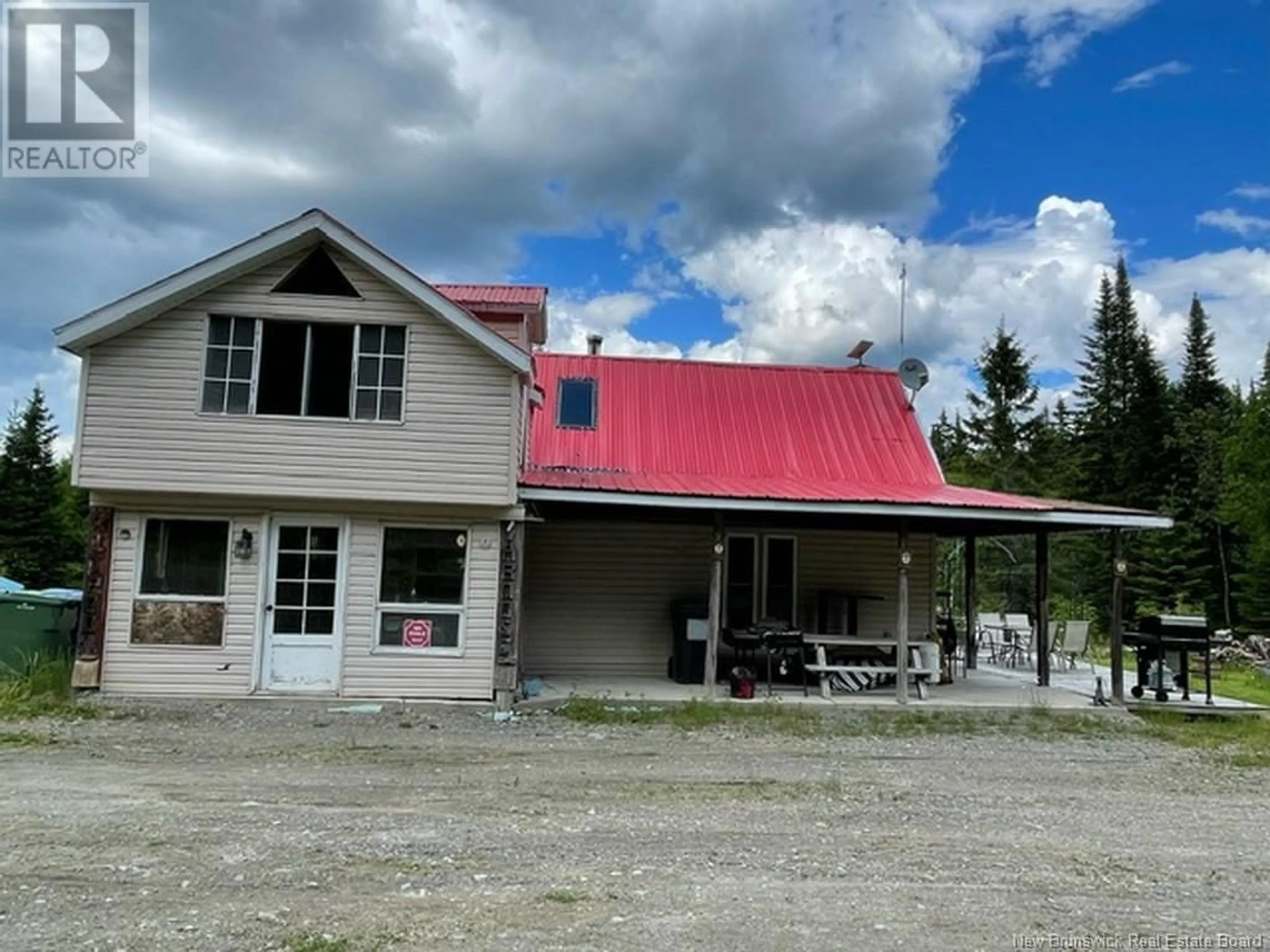 A pic from outside/outdoor area/front of a property/back of a property/a pic from drone, building for 1466 PARADIS ROAD, Saint-Jacques New Brunswick E7B2W5