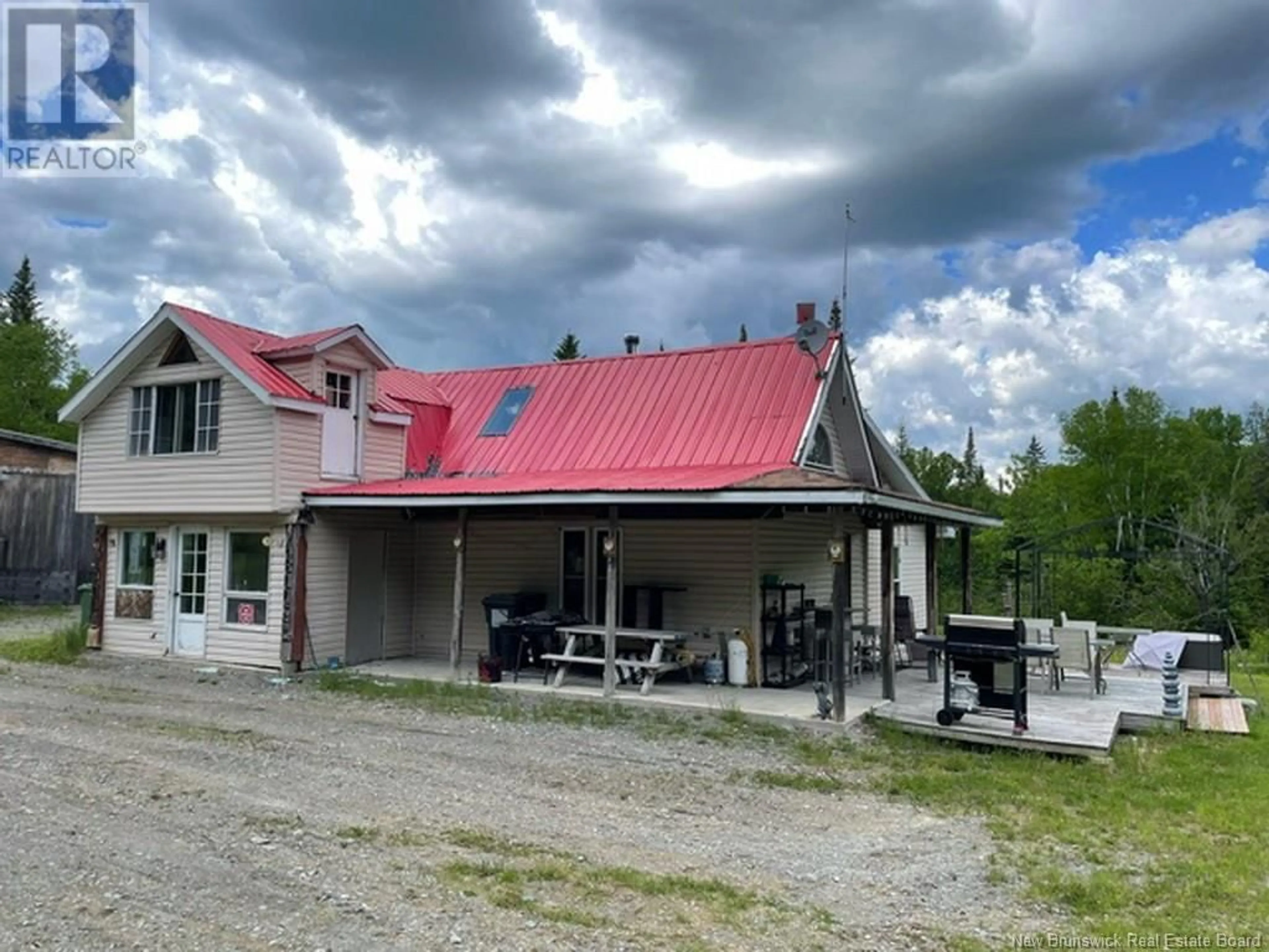 A pic from outside/outdoor area/front of a property/back of a property/a pic from drone, building for 1466 PARADIS ROAD, Saint-Jacques New Brunswick E7B2W5