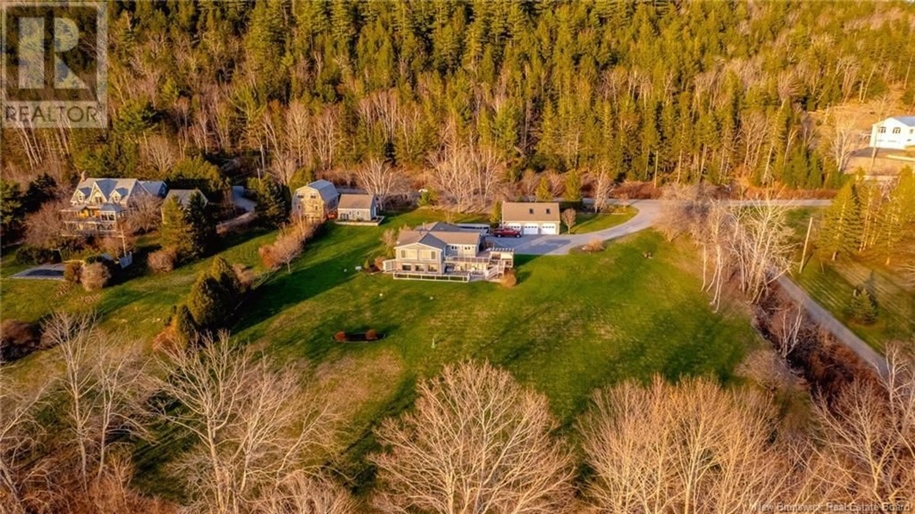 A pic from outside/outdoor area/front of a property/back of a property/a pic from drone, unknown for 210 HILLS POINT ROAD, Oak Bay New Brunswick E3L4J2