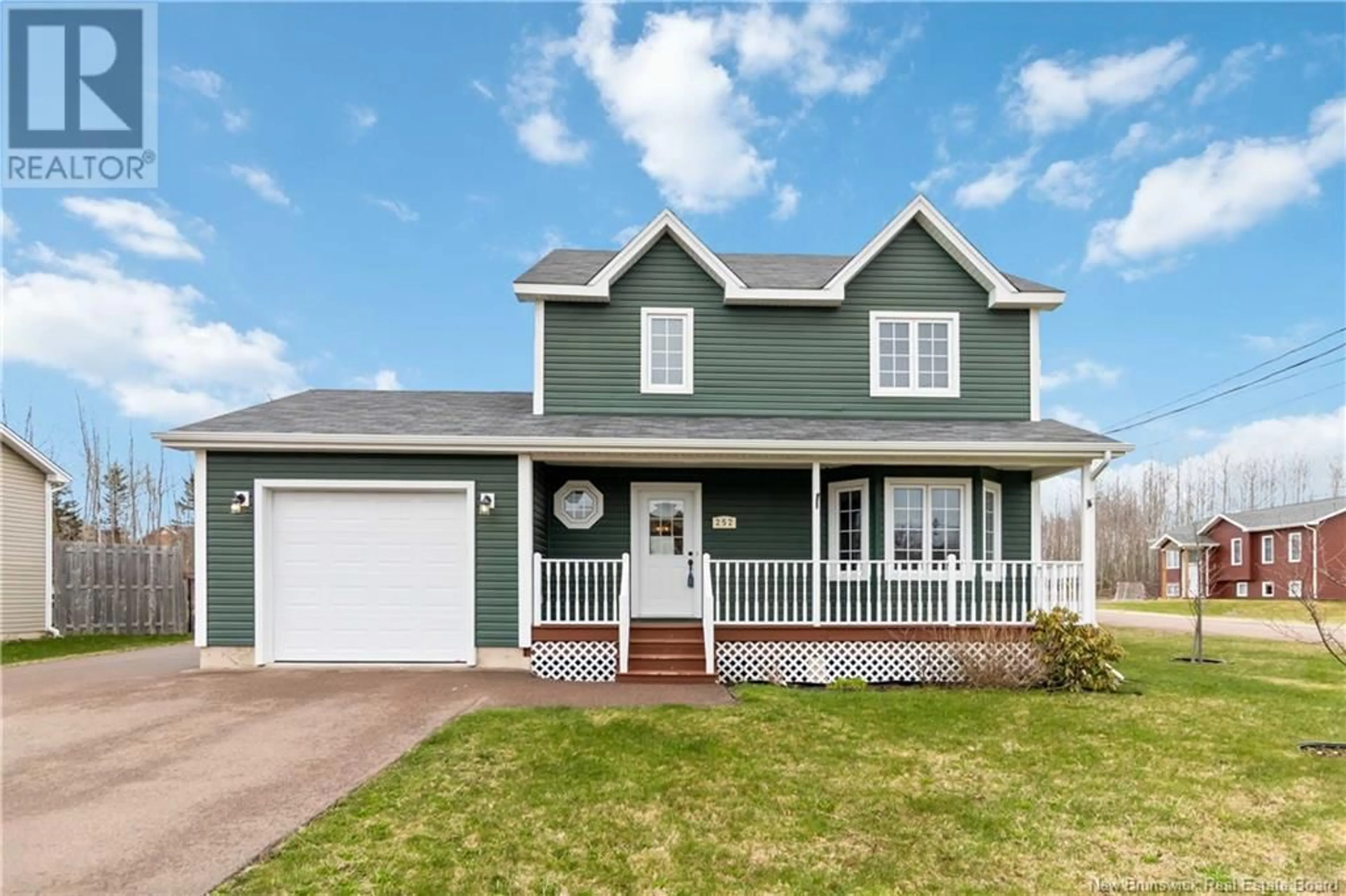 Home with vinyl exterior material, street for 252 CHATELLERAULT, Shediac New Brunswick E4P0L2