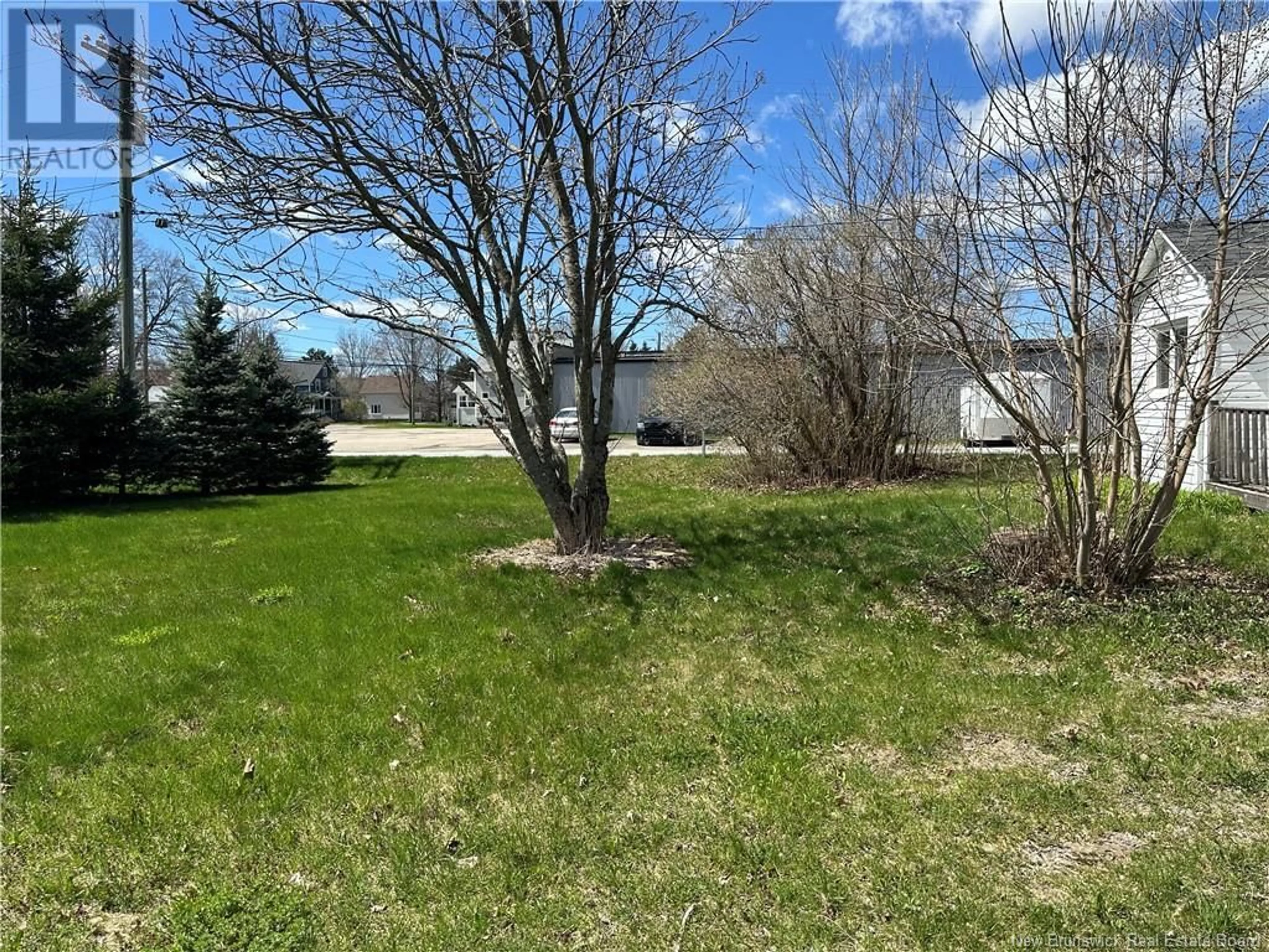 A pic from outside/outdoor area/front of a property/back of a property/a pic from drone, forest/trees view for 7 HARDING AVENUE, Sussex Corner New Brunswick E4E3B1