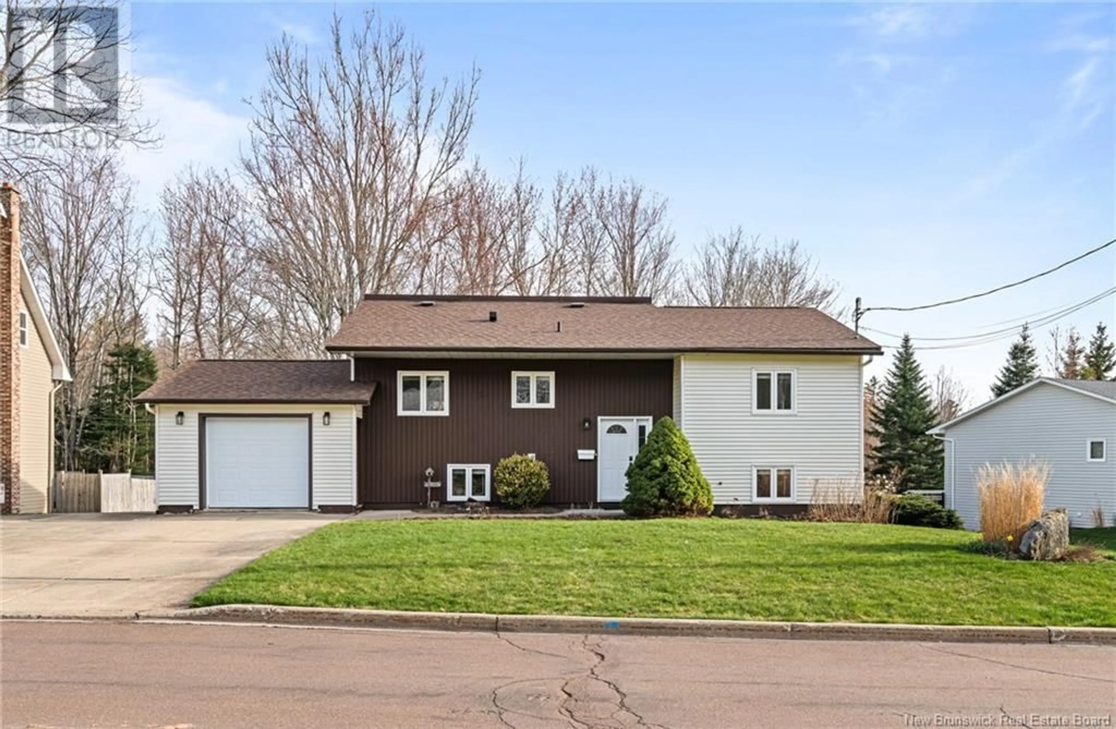 Home with vinyl exterior material, street for 26 GRANDHILL DRIVE, Riverview New Brunswick E1B4H9