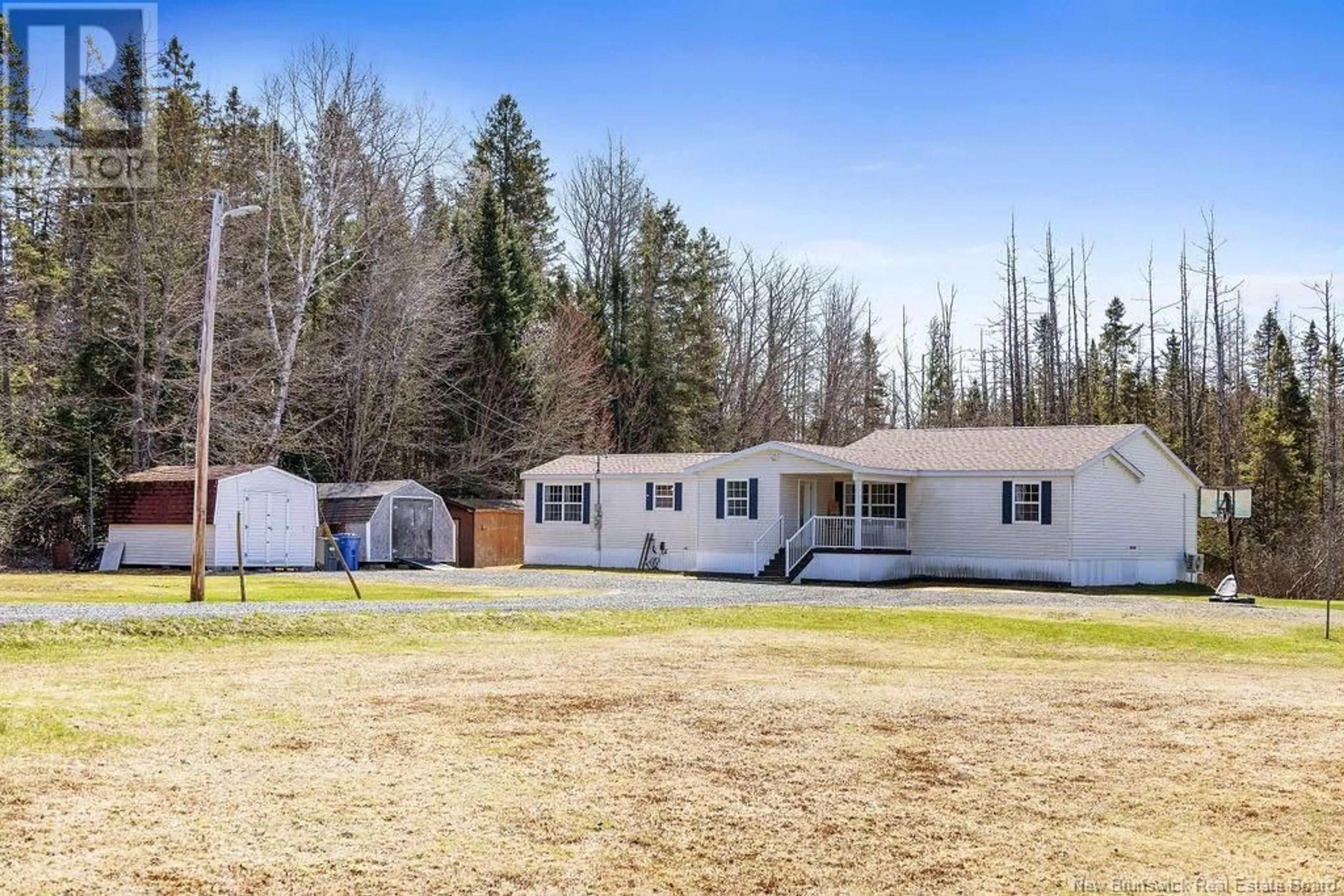 A pic from outside/outdoor area/front of a property/back of a property/a pic from drone, unknown for 863 HWY 425, Whitney New Brunswick E1V4K2