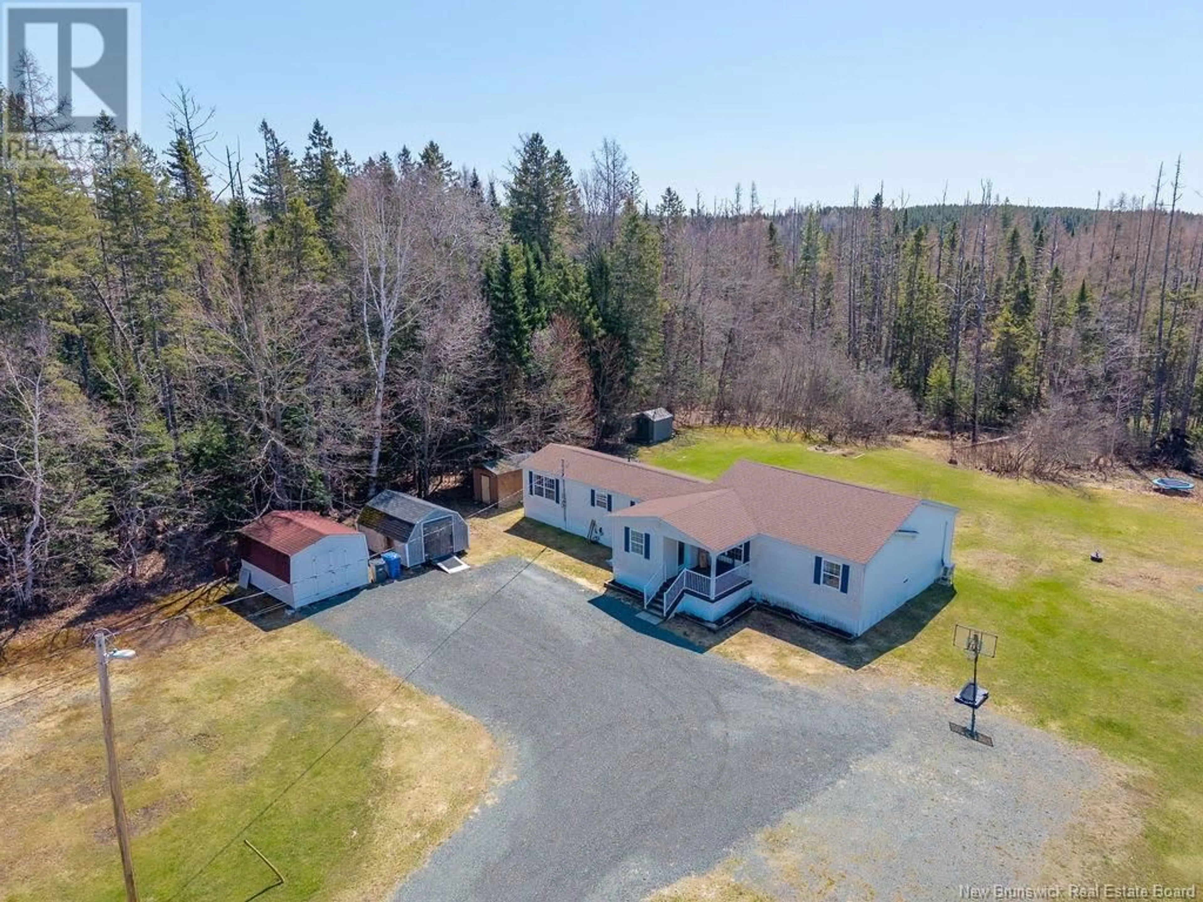A pic from outside/outdoor area/front of a property/back of a property/a pic from drone, unknown for 863 HWY 425, Whitney New Brunswick E1V4K2