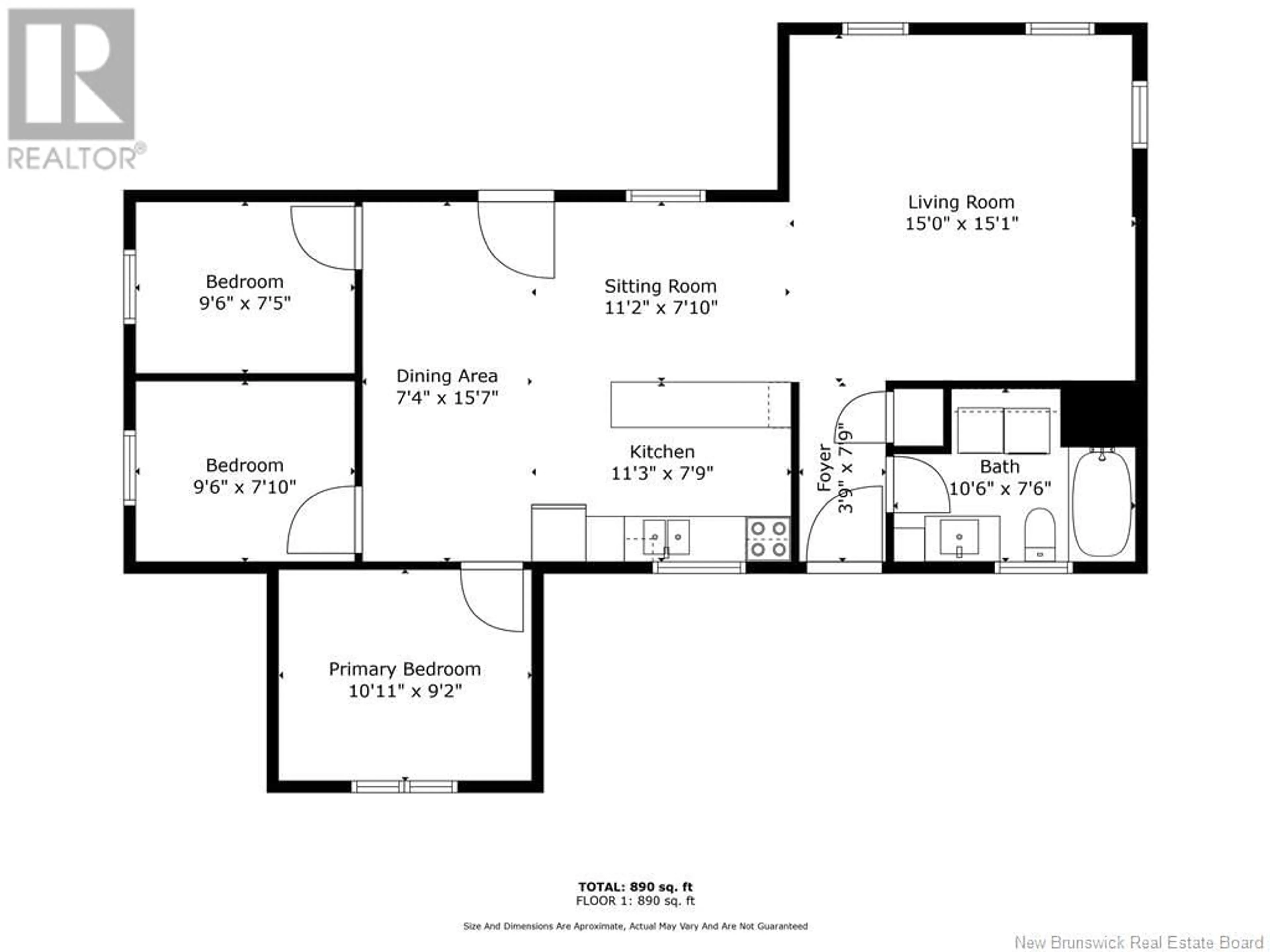 Floor plan for 491 PRINCIPALE, Memramcook New Brunswick E4K1B6