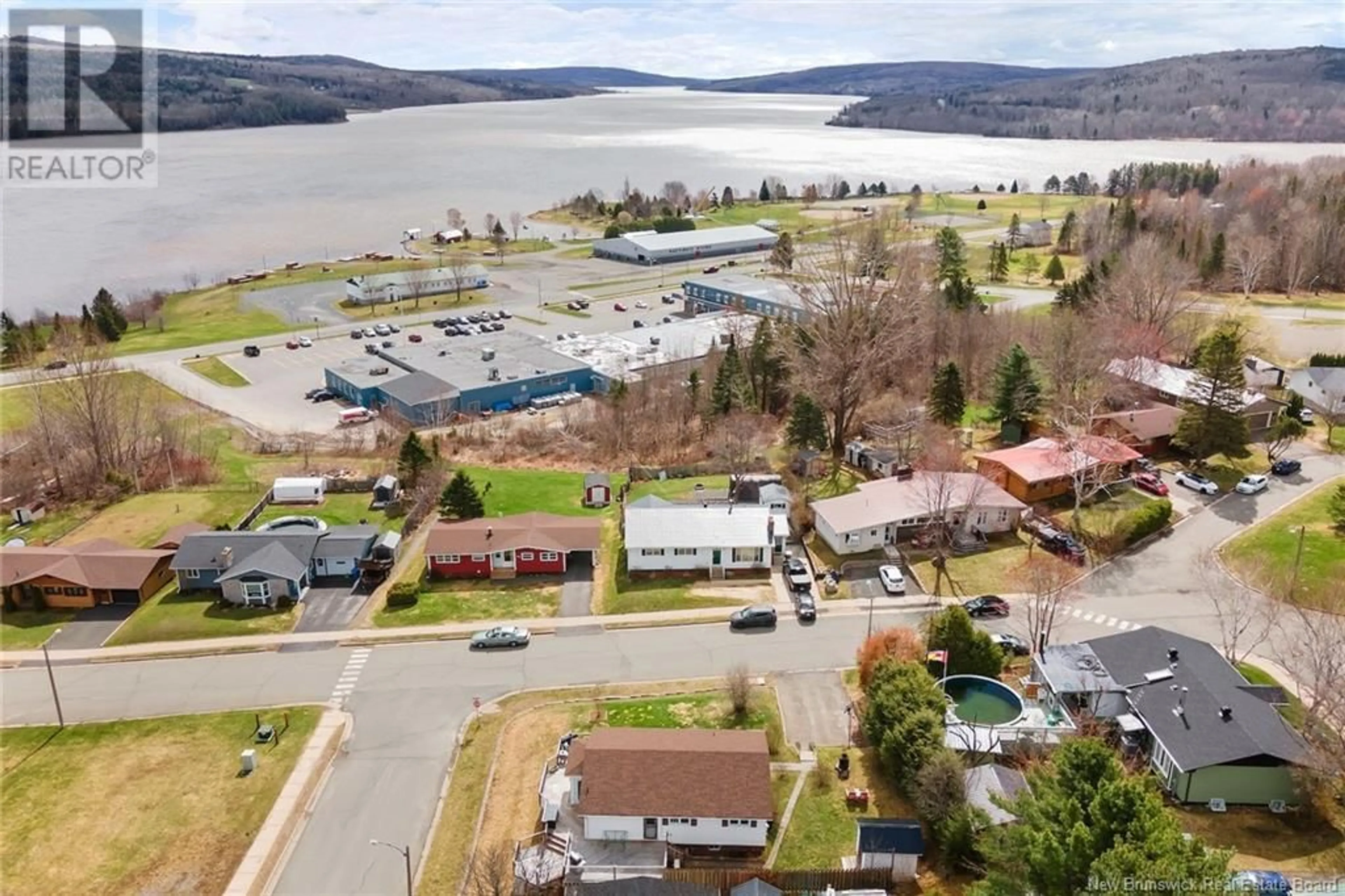 A pic from outside/outdoor area/front of a property/back of a property/a pic from drone, water/lake/river/ocean view for 31 PUGSLEY STREET, Nackawic New Brunswick E6G1B4