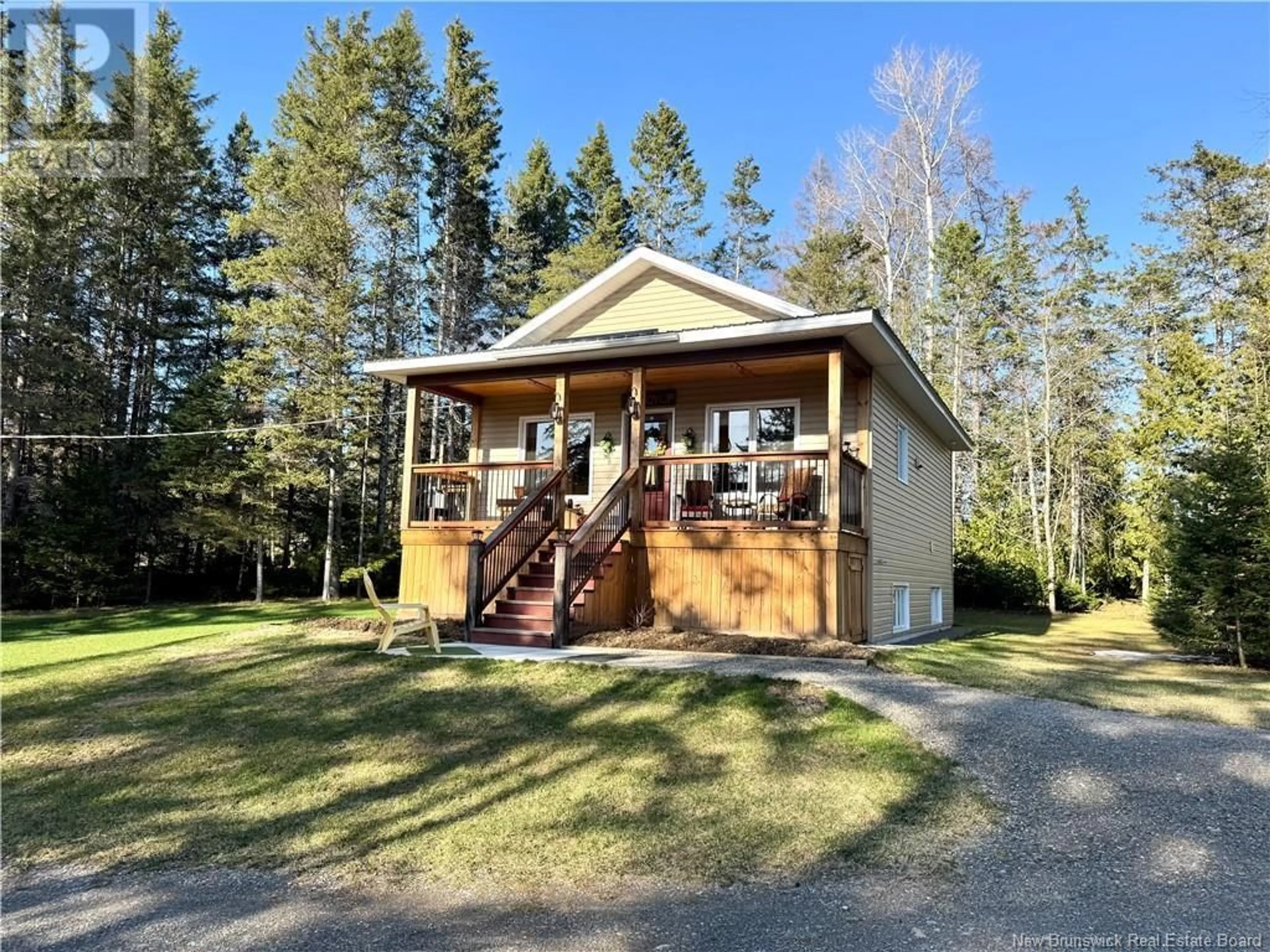 A pic from outside/outdoor area/front of a property/back of a property/a pic from drone, water/lake/river/ocean view for 101 COOMBES ROAD, Saint-Léonard-Parent New Brunswick E7E2P8