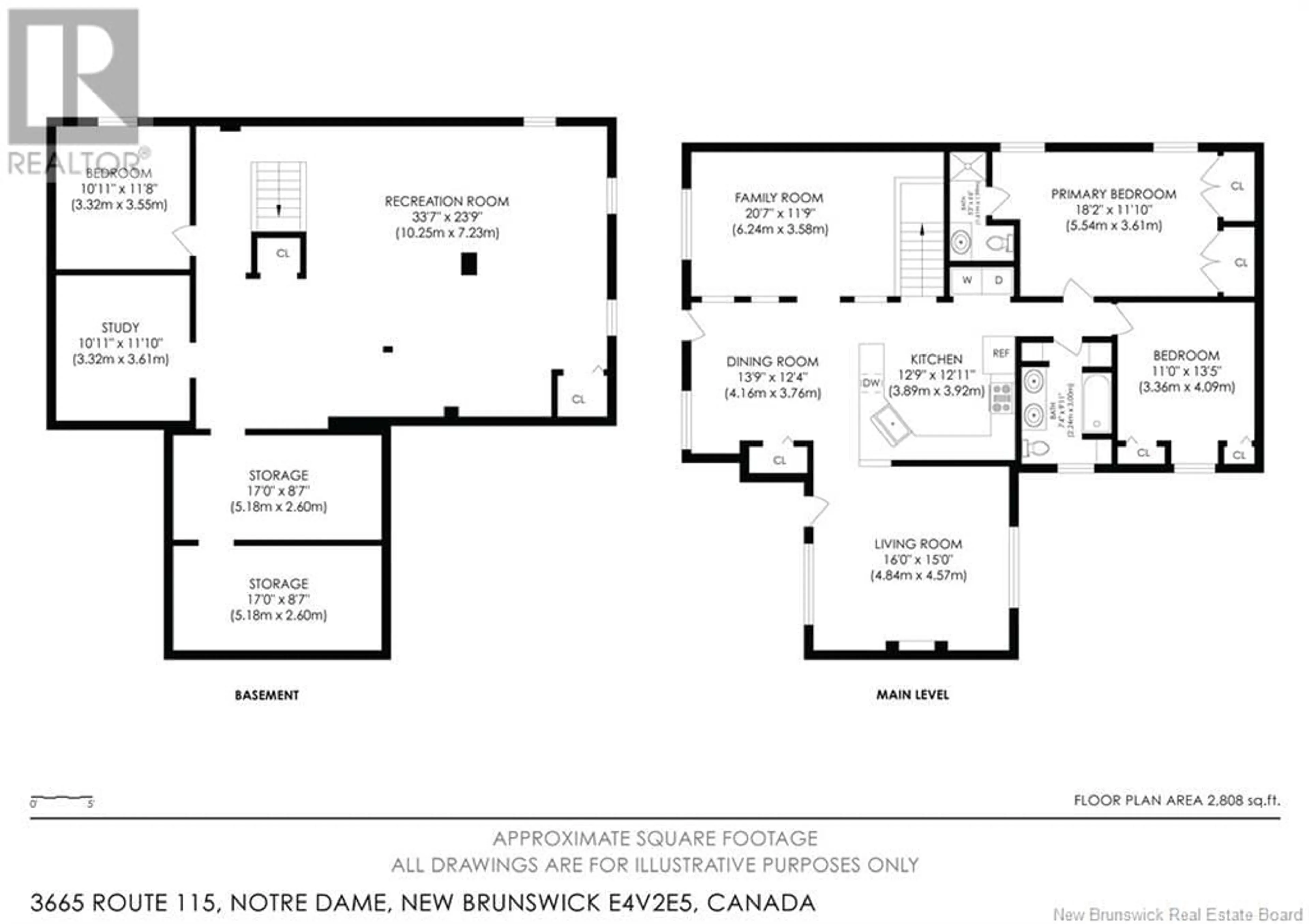 Floor plan for 3665 ROUTE 115, Notre-Dame New Brunswick E4V2H7