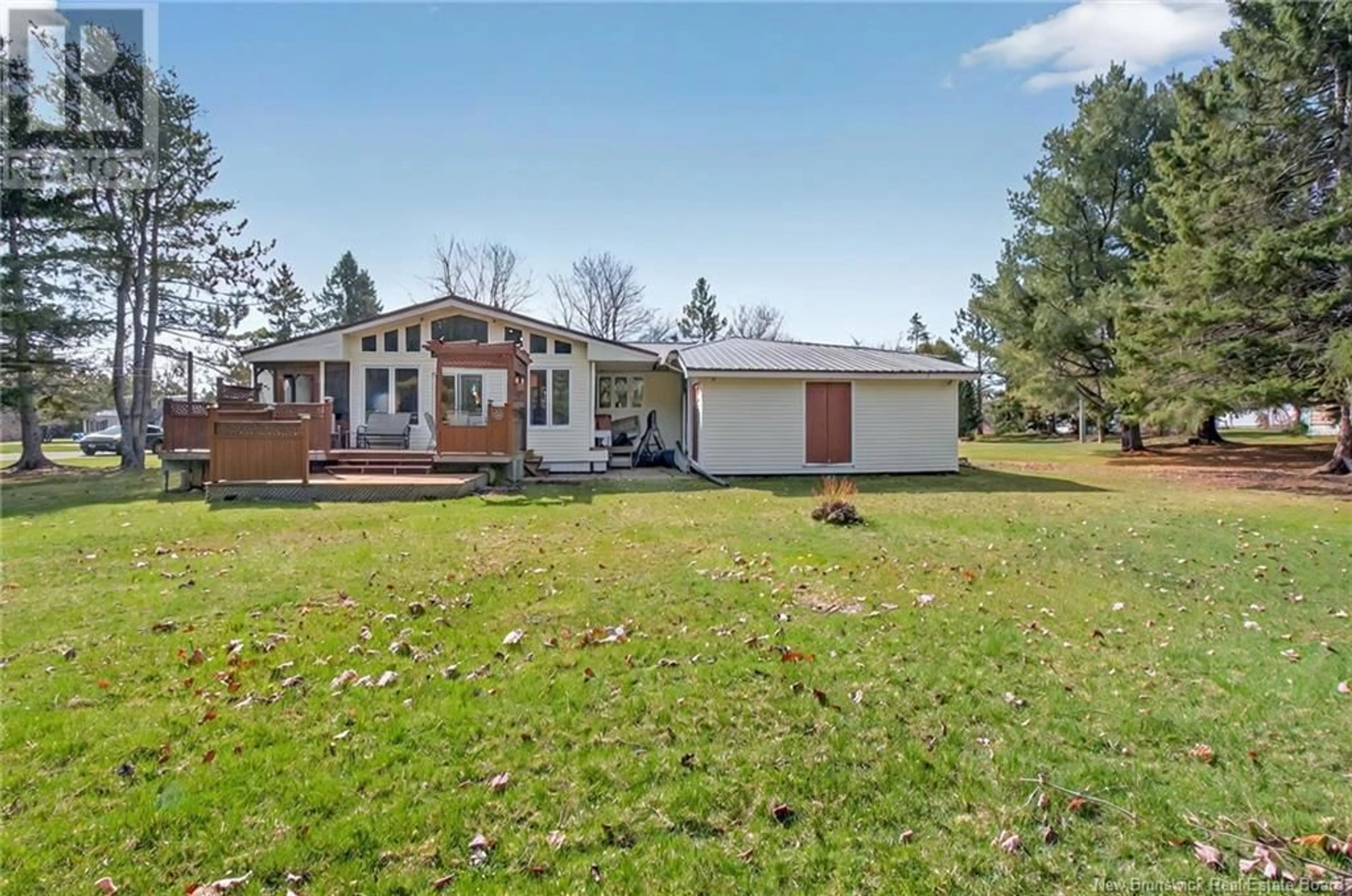 A pic from outside/outdoor area/front of a property/back of a property/a pic from drone, water/lake/river/ocean view for 39 RENAUD ROAD, Saint-Antoine New Brunswick E4V1M9