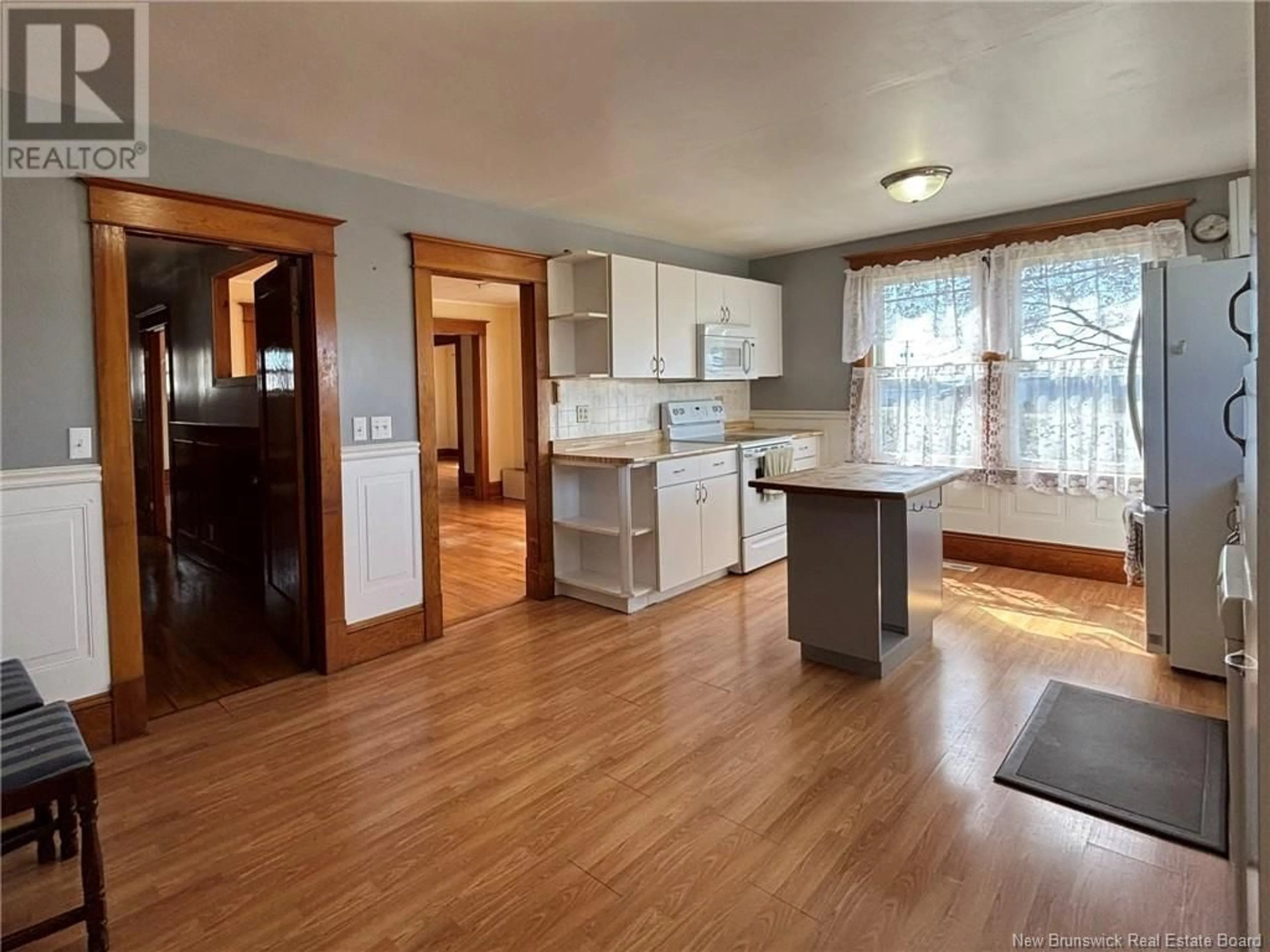 Open concept kitchen, wood/laminate floor for 1190 ROUTE 776, Grand Manan New Brunswick E5G1G1