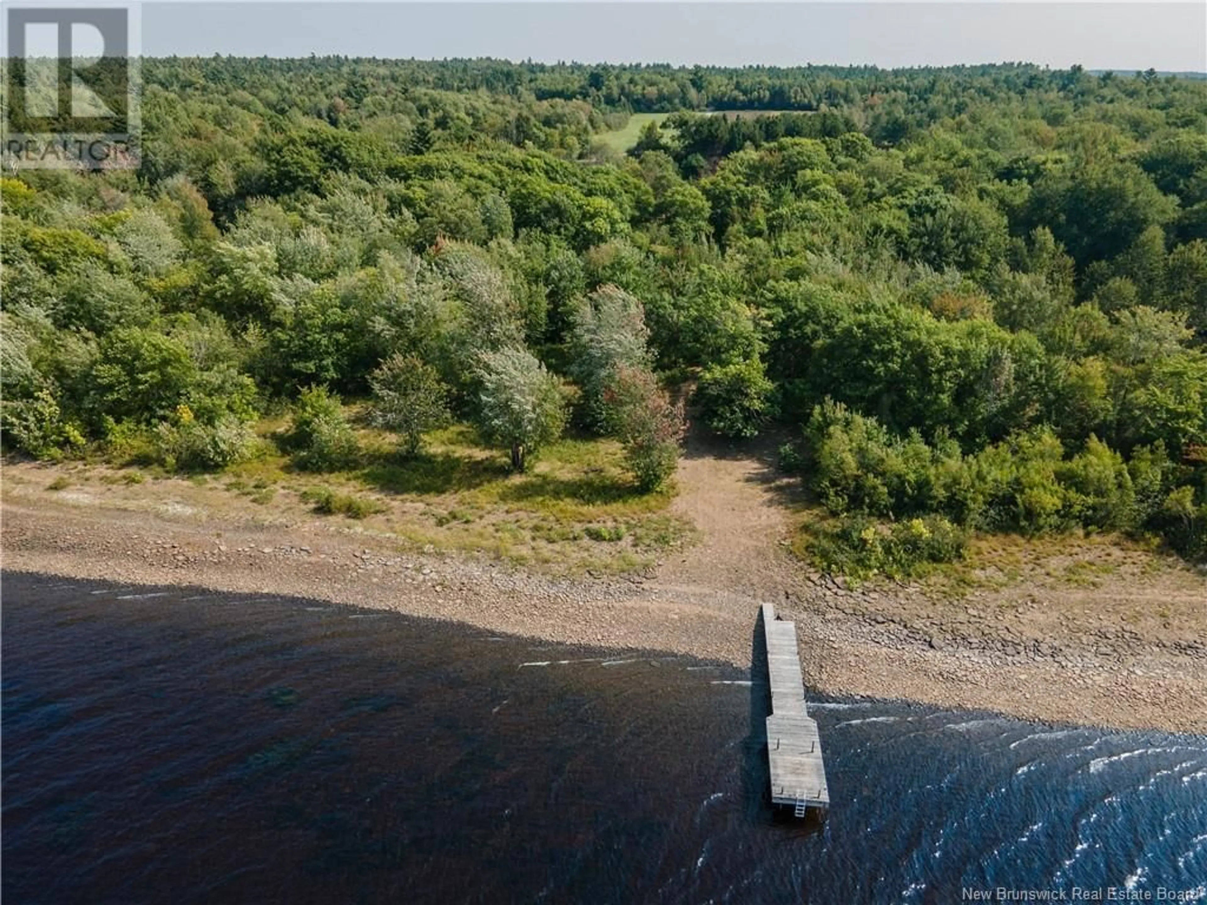 A pic from outside/outdoor area/front of a property/back of a property/a pic from drone, water/lake/river/ocean view for 9 REESE'S LANE, Cumberland Bay New Brunswick E4A3J5