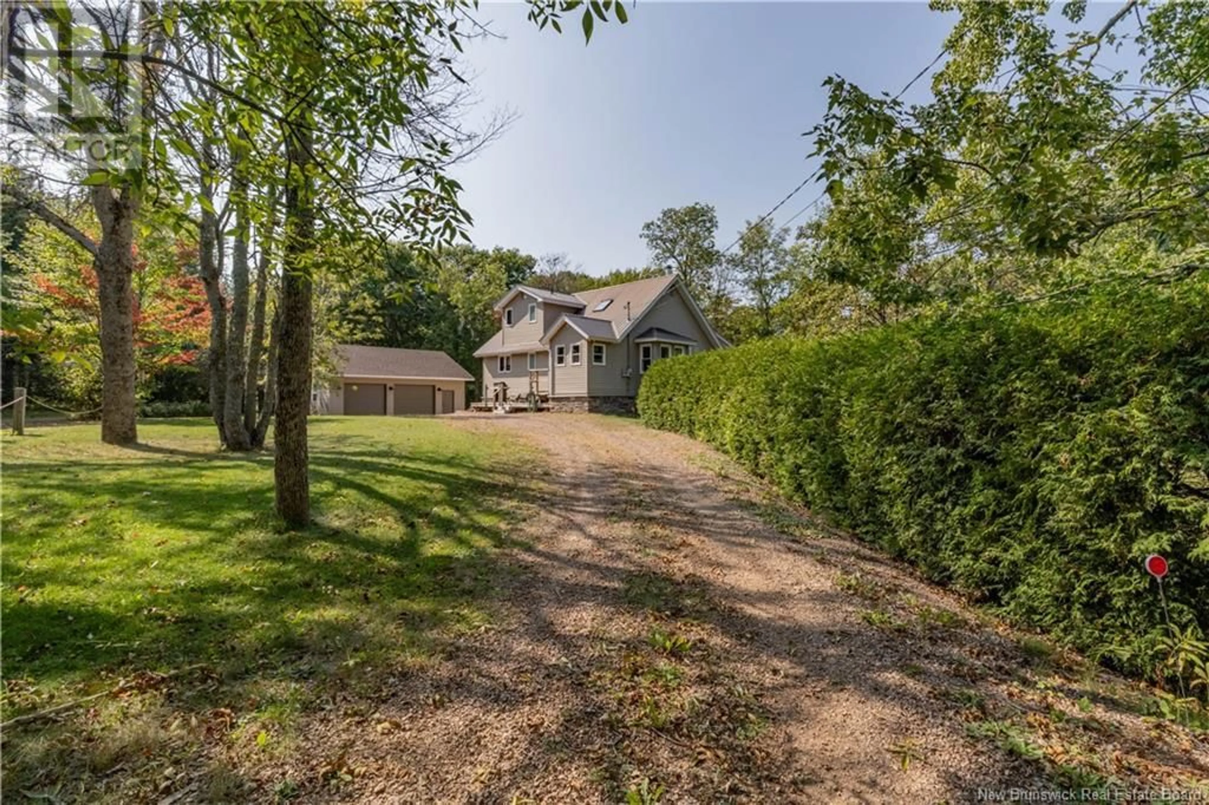 A pic from outside/outdoor area/front of a property/back of a property/a pic from drone, street for 9 REESE'S LANE, Cumberland Bay New Brunswick E4A3J5