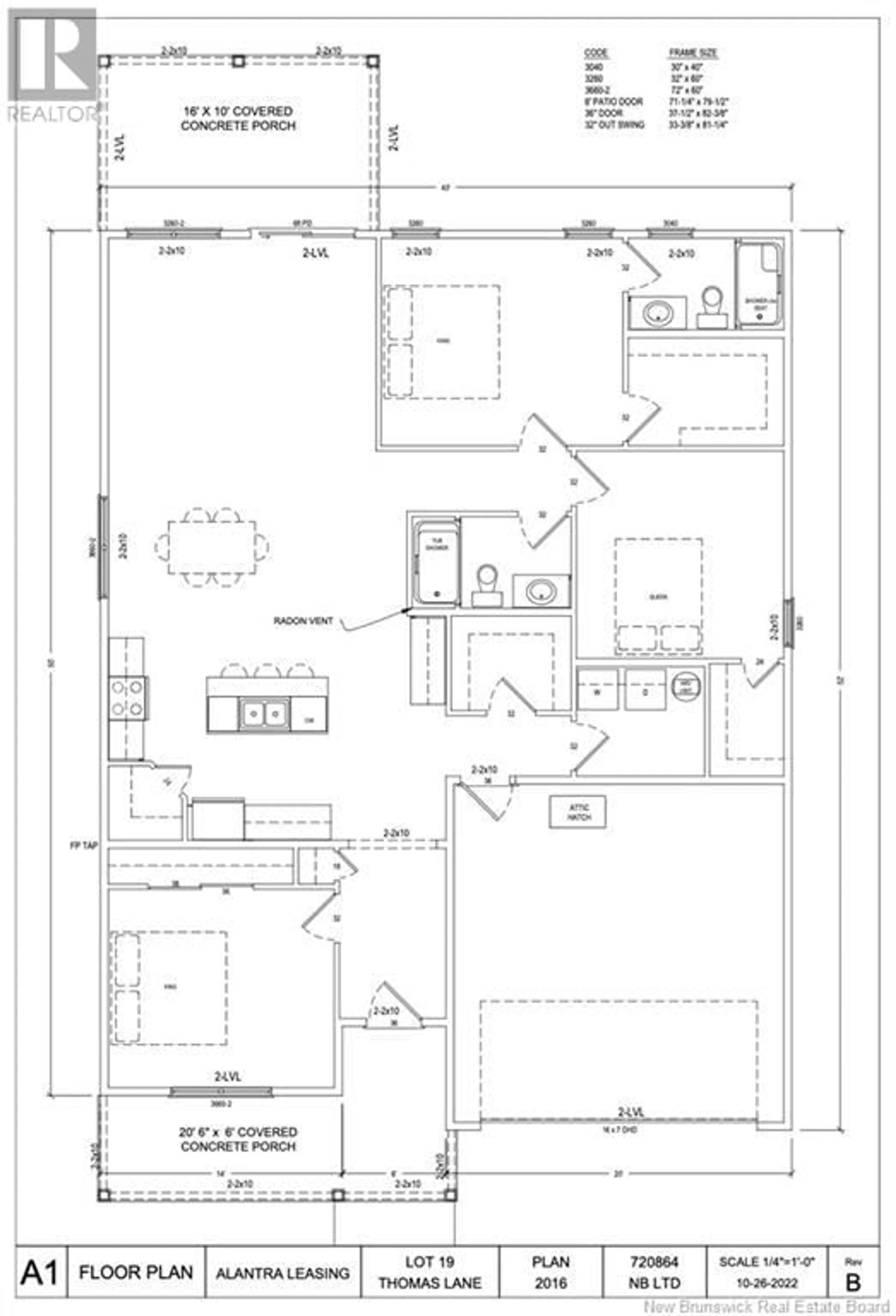 Floor plan for 4 NORKOTAH STREET, Florenceville-Bristol New Brunswick E7L0A4