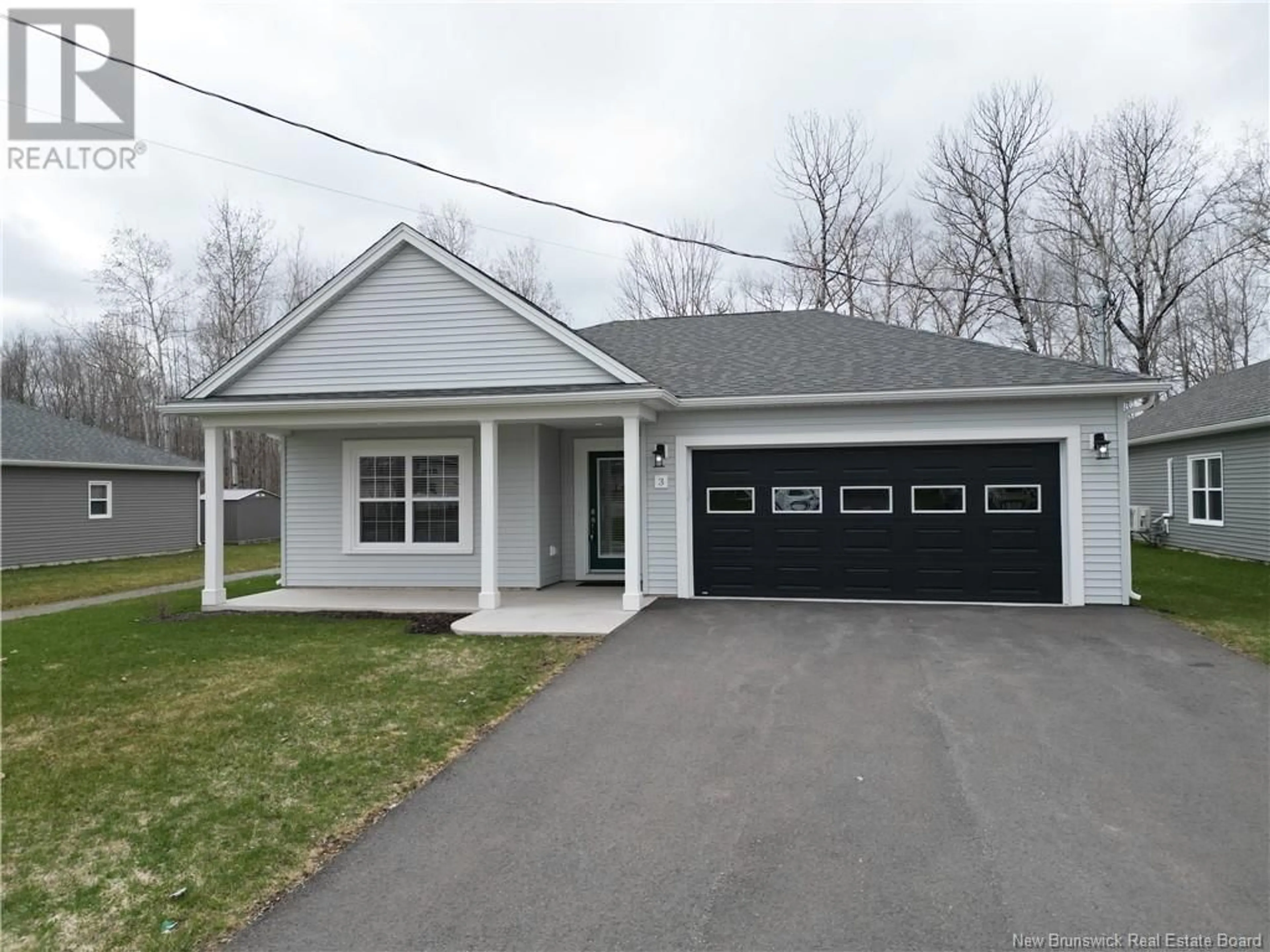 Home with vinyl exterior material, street for 4 NORKOTAH STREET, Florenceville-Bristol New Brunswick E7L0A4
