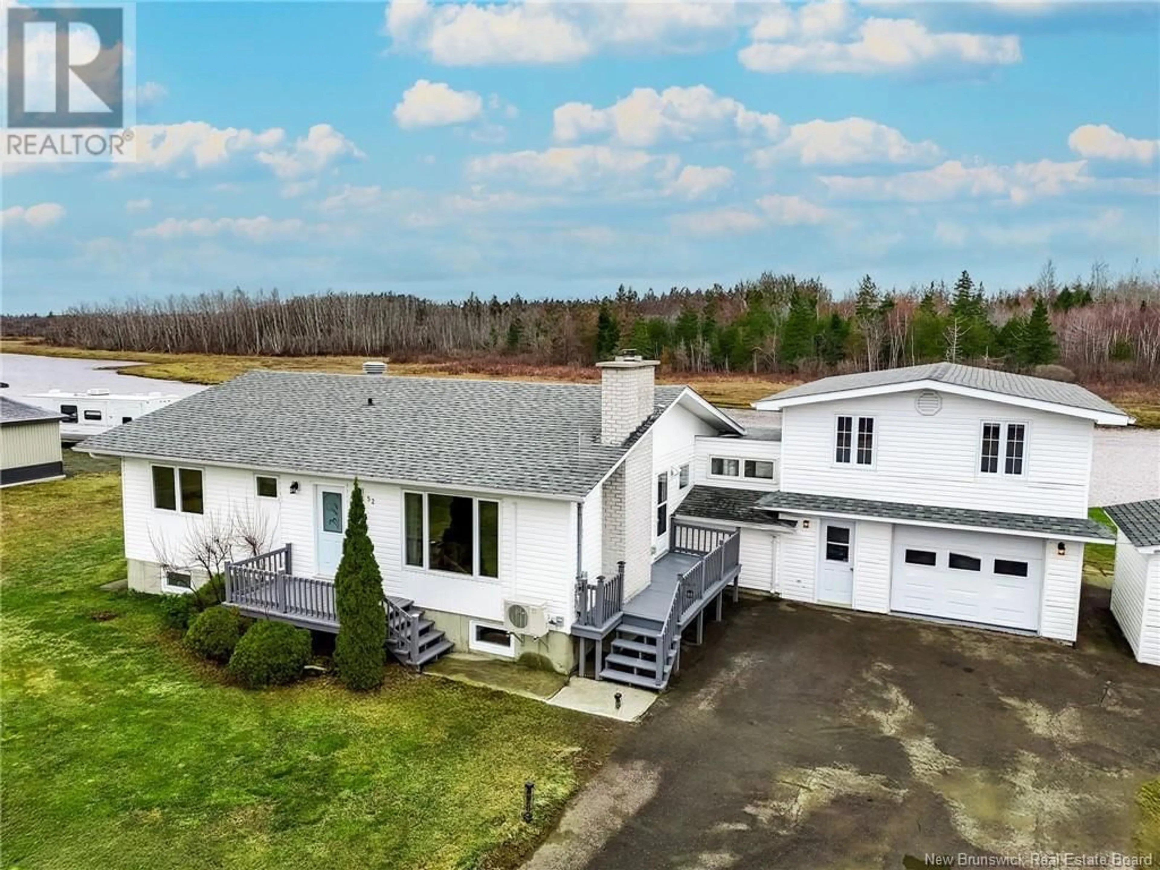 A pic from outside/outdoor area/front of a property/back of a property/a pic from drone, building for 52 RUE JOSEPH, Neguac New Brunswick E9G1J1