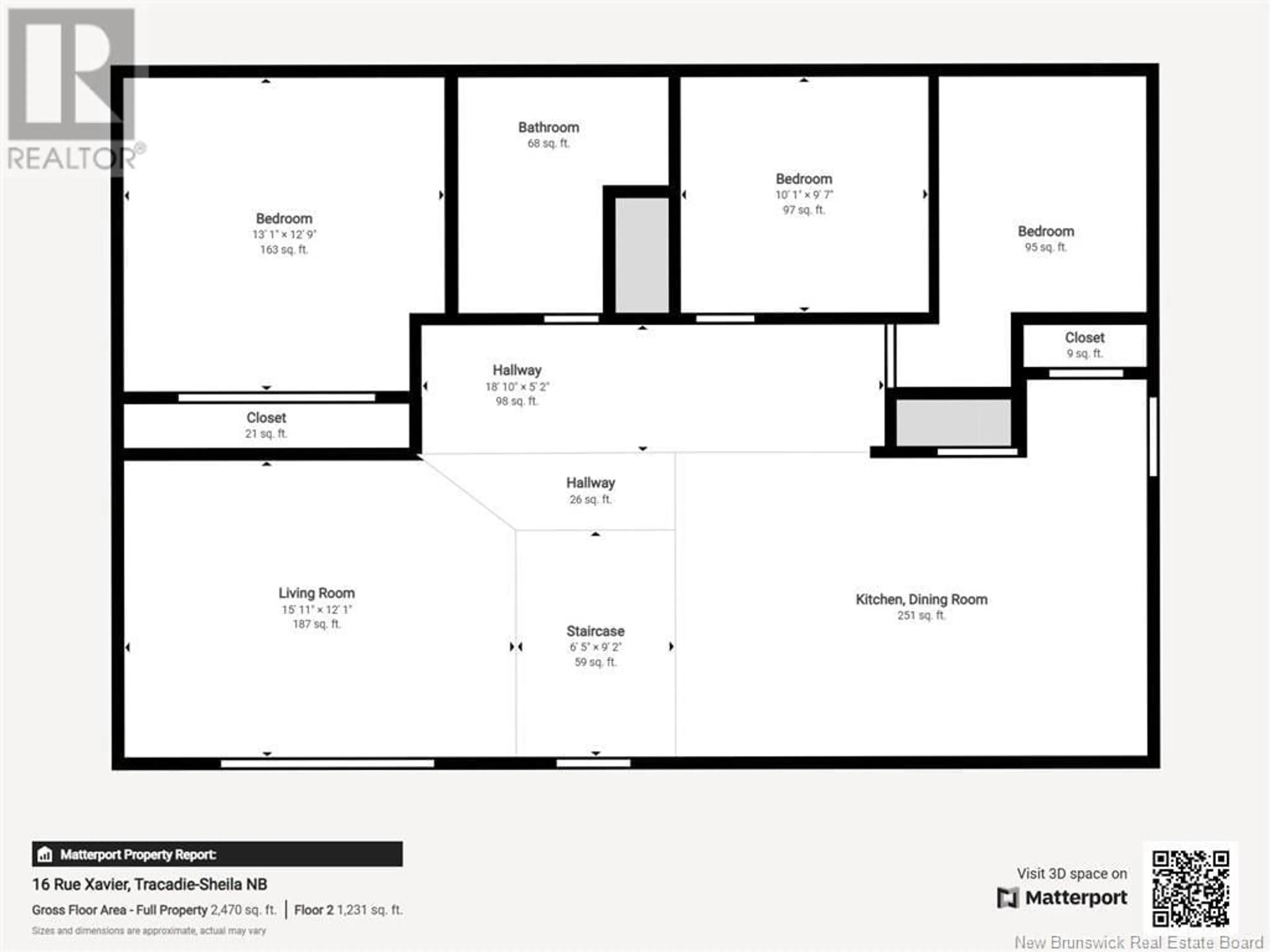 Floor plan for 16 XAVIER STREET, Canton Des Basques New Brunswick E1X2G9