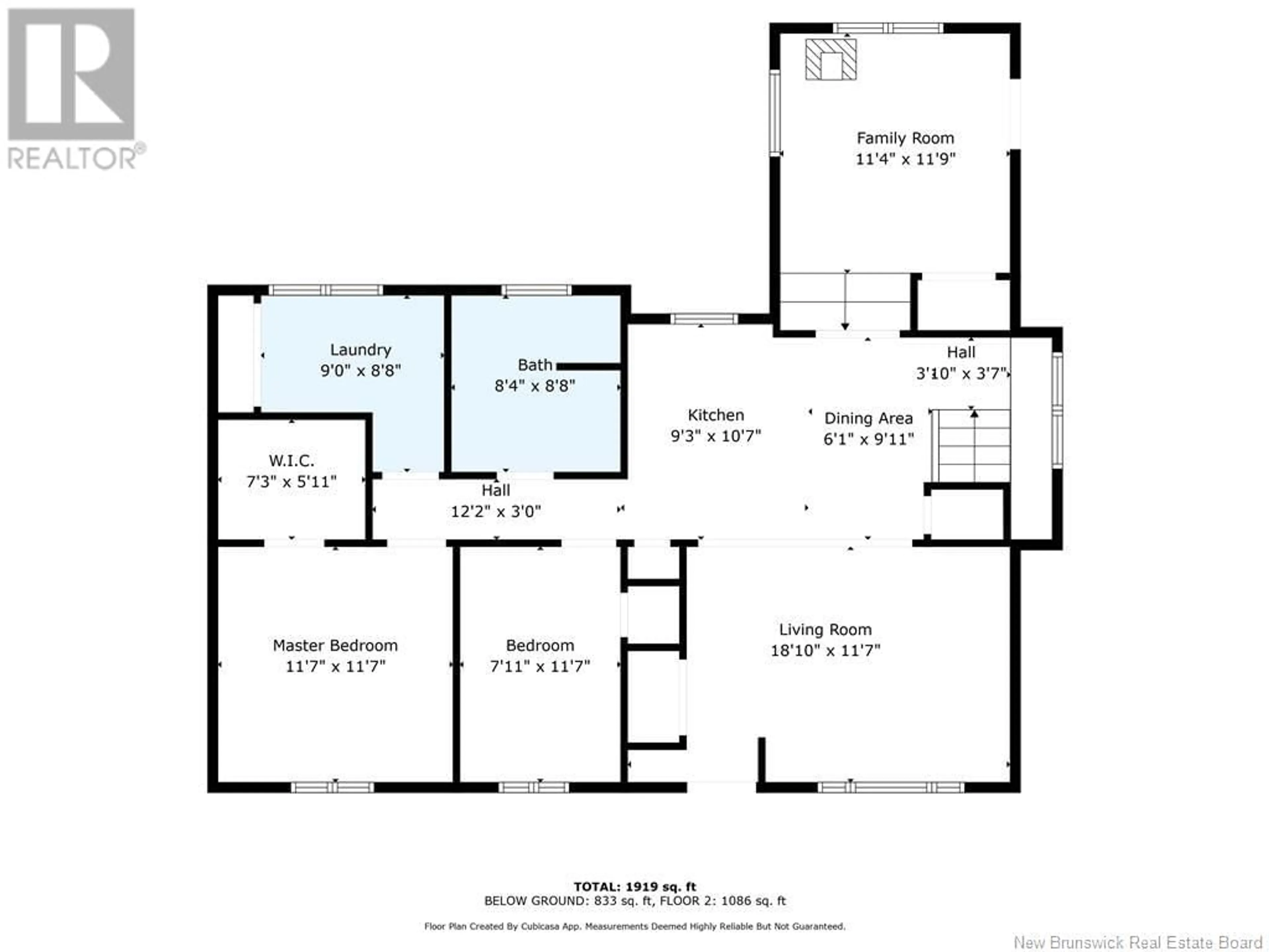 Floor plan for 353 ERIC, Pointe-Verte New Brunswick E8J2T3