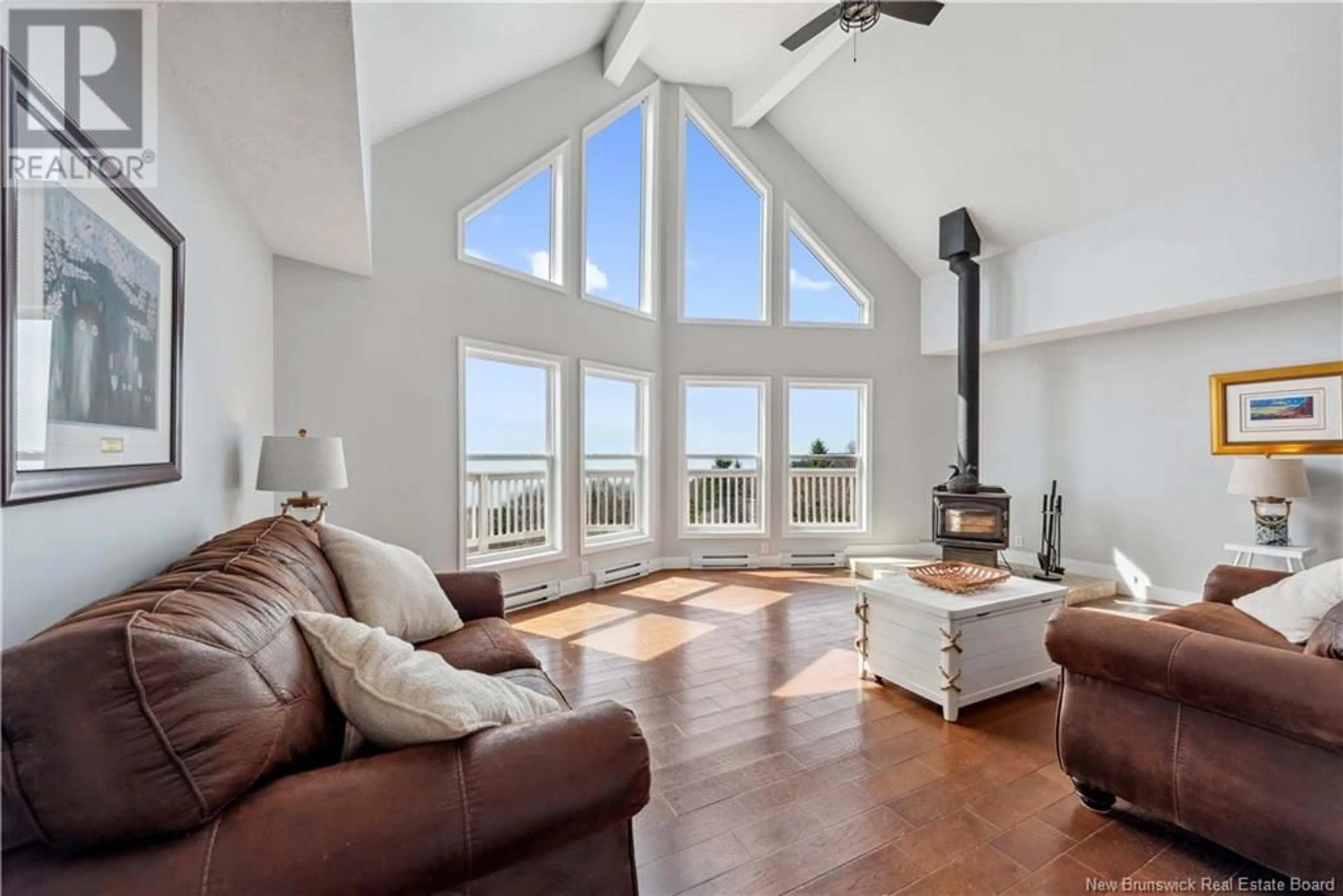 Living room with furniture, unknown for 4 BRITTANY COURT, Alma New Brunswick E4H0B4
