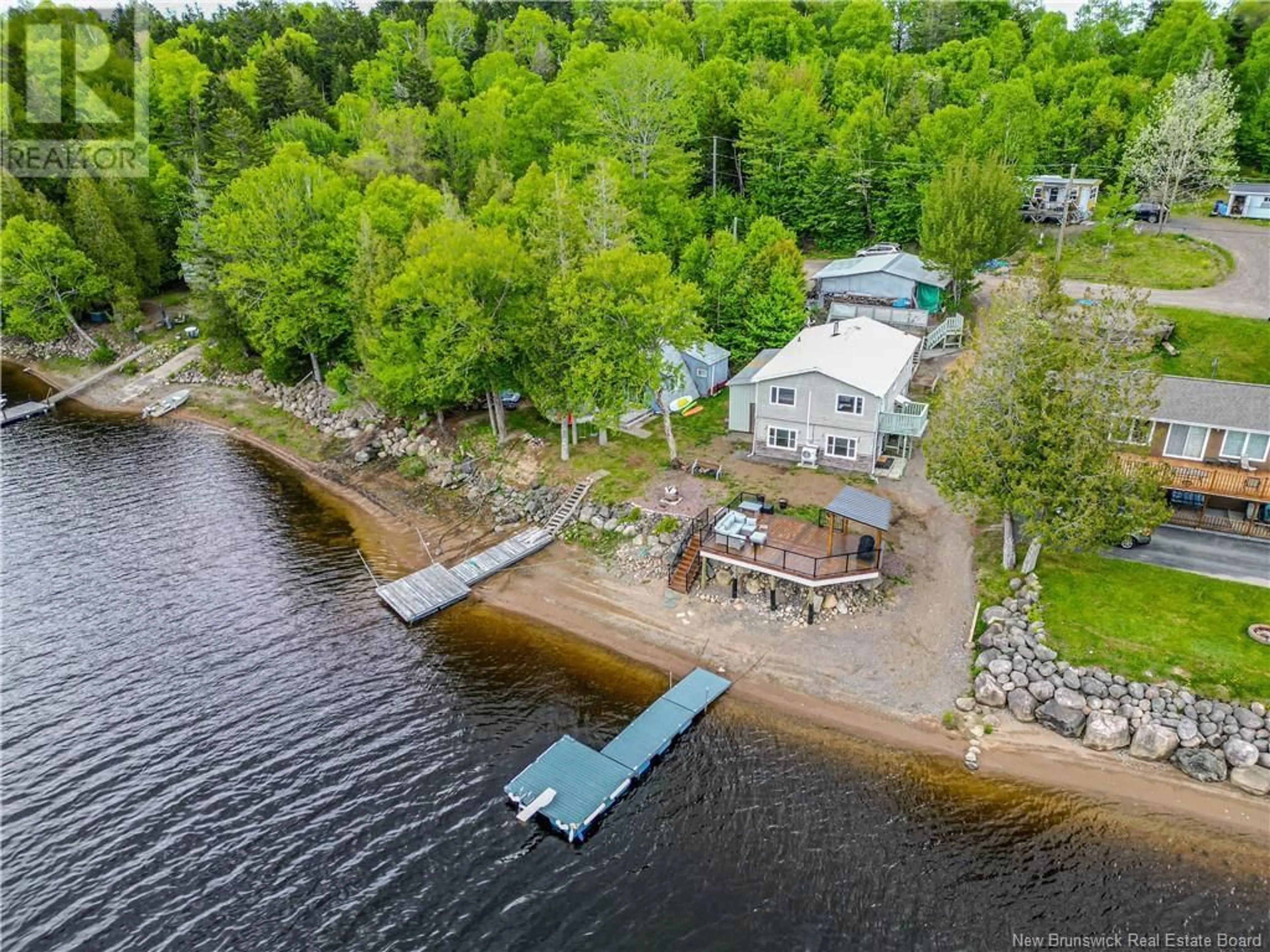 A pic from outside/outdoor area/front of a property/back of a property/a pic from drone, water/lake/river/ocean view for 72 MAINLINE ROAD, Utopia New Brunswick E5C2G9