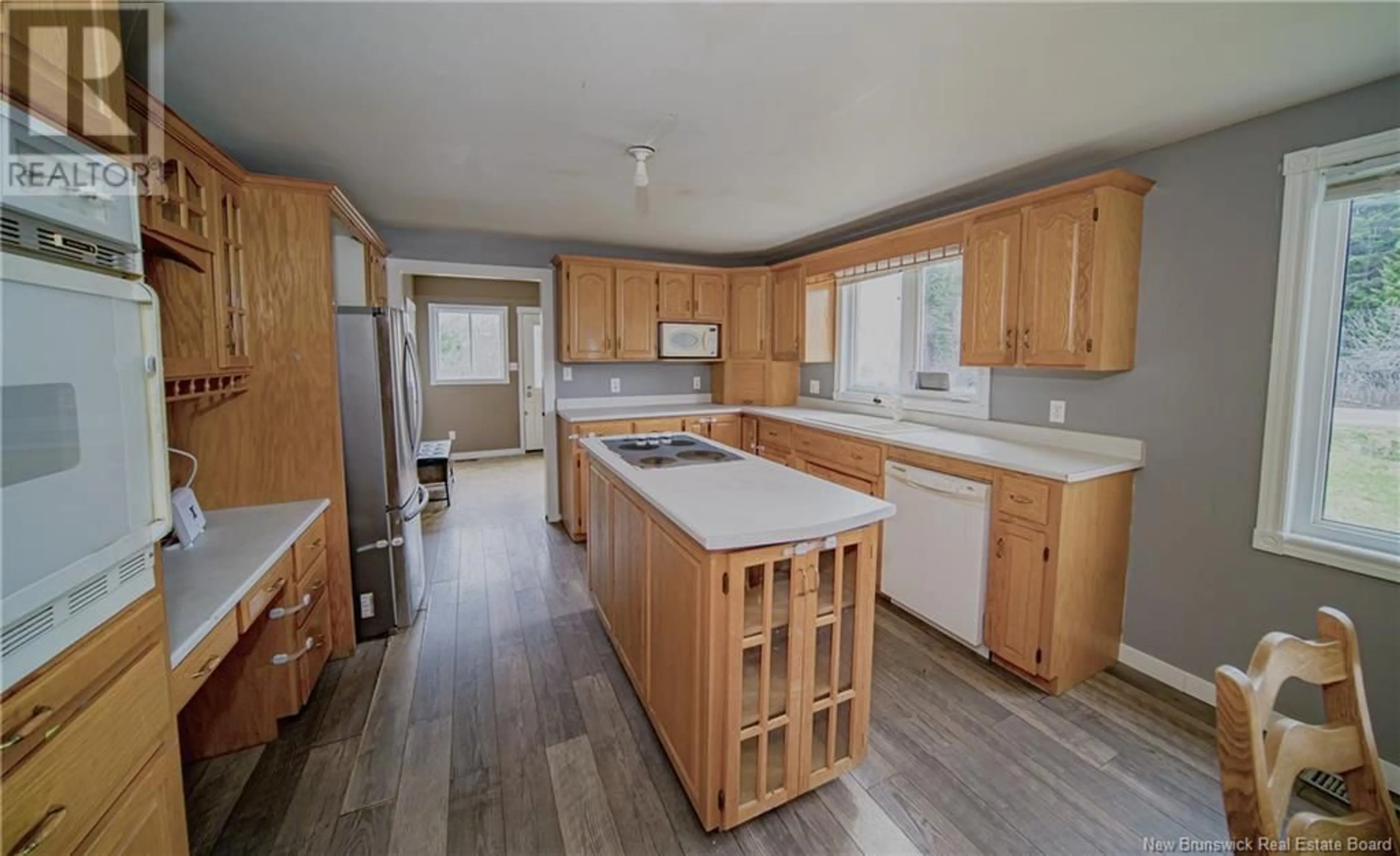 Open concept kitchen, wood/laminate floor for 1429 ROUTE 670, Lakeville Corner New Brunswick E4B1H2