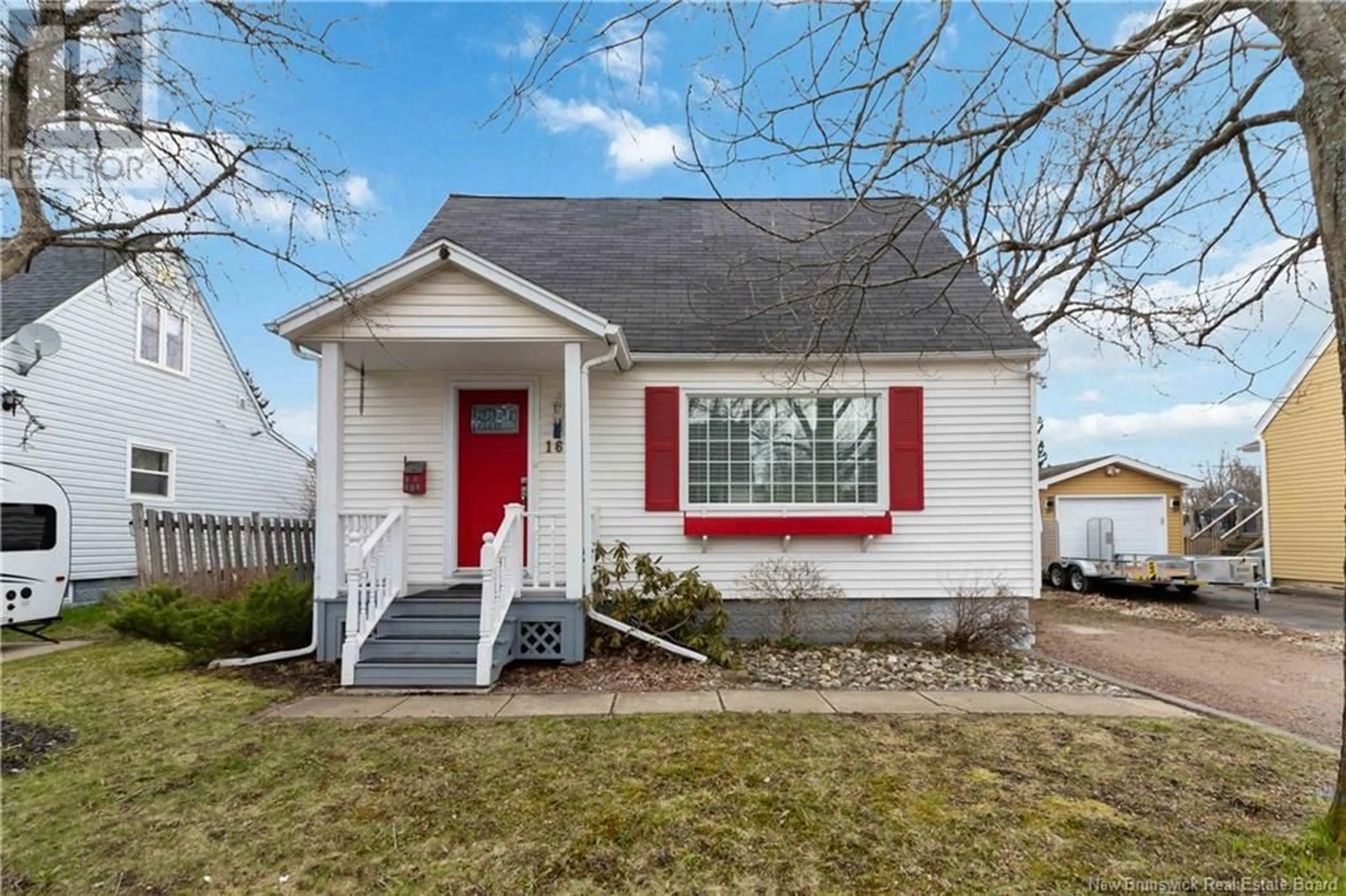 Home with vinyl exterior material, street for 165 BUTLER STREET, Moncton New Brunswick E1C6W5