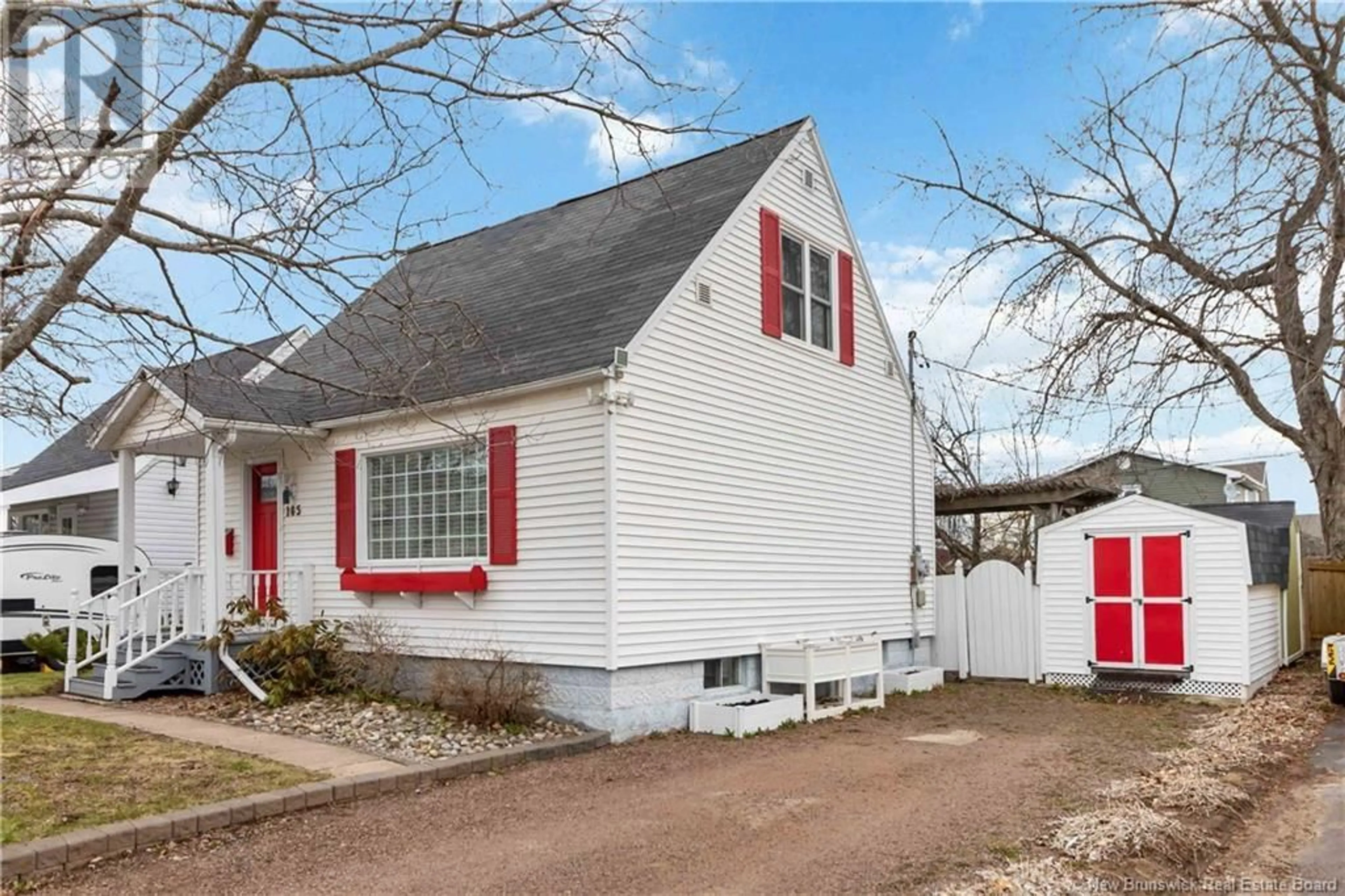 Home with vinyl exterior material, street for 165 BUTLER STREET, Moncton New Brunswick E1C6W5