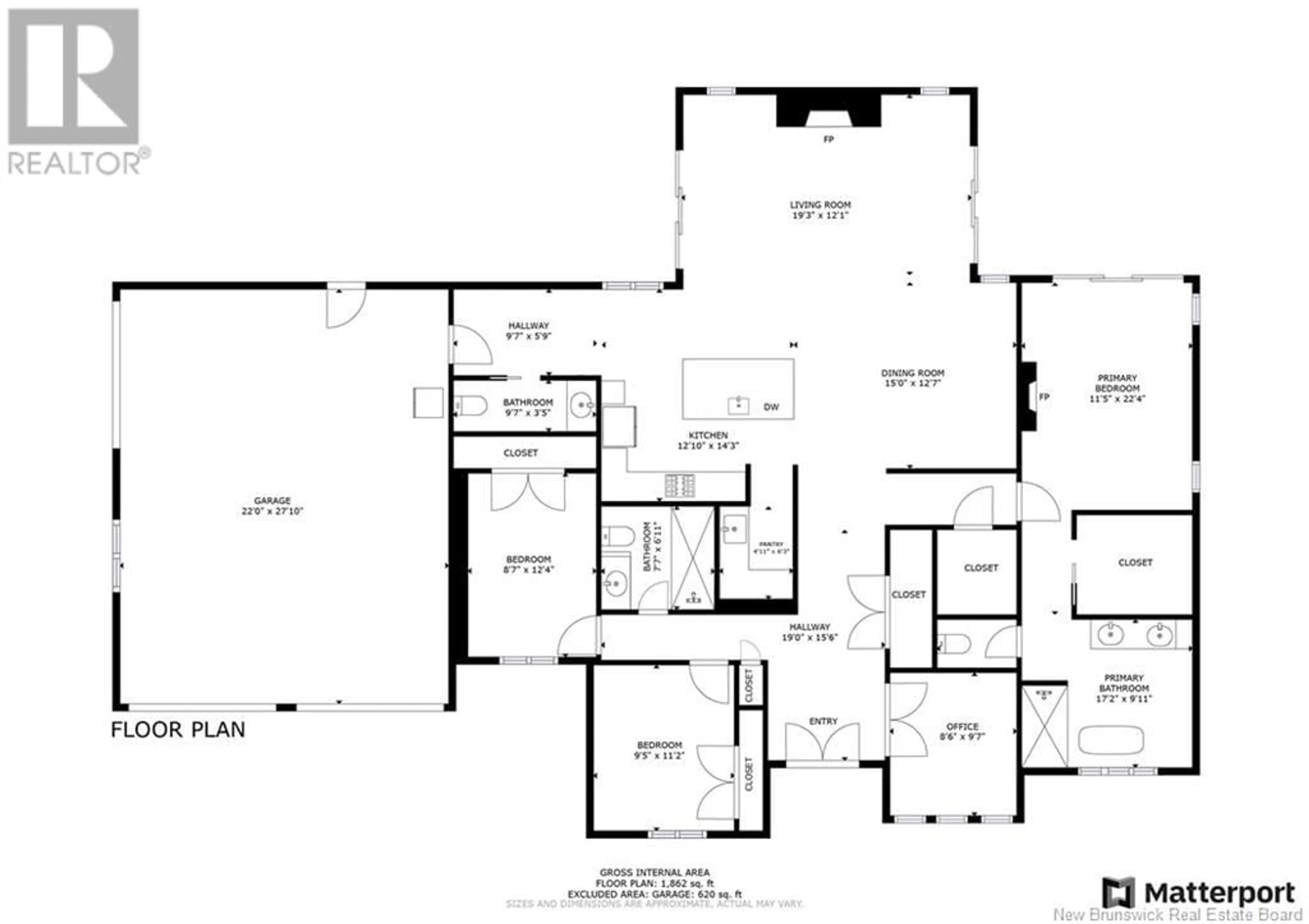 Floor plan for 45 REGATTA POINT ROAD, Prince William New Brunswick E6K4B2