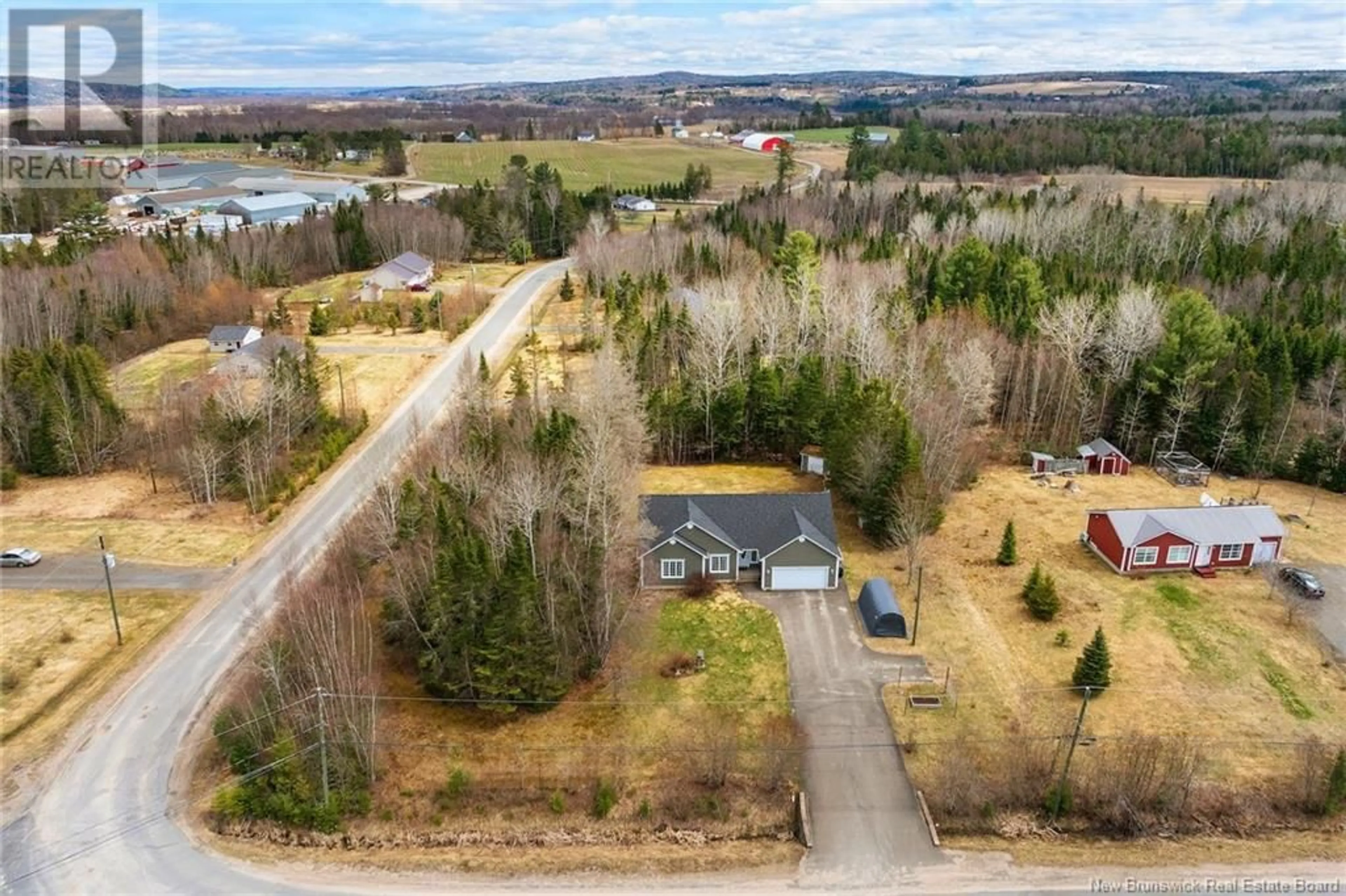A pic from outside/outdoor area/front of a property/back of a property/a pic from drone, water/lake/river/ocean view for 104 RIDGEVIEW DRIVE, Keswick Ridge New Brunswick E6L1R2