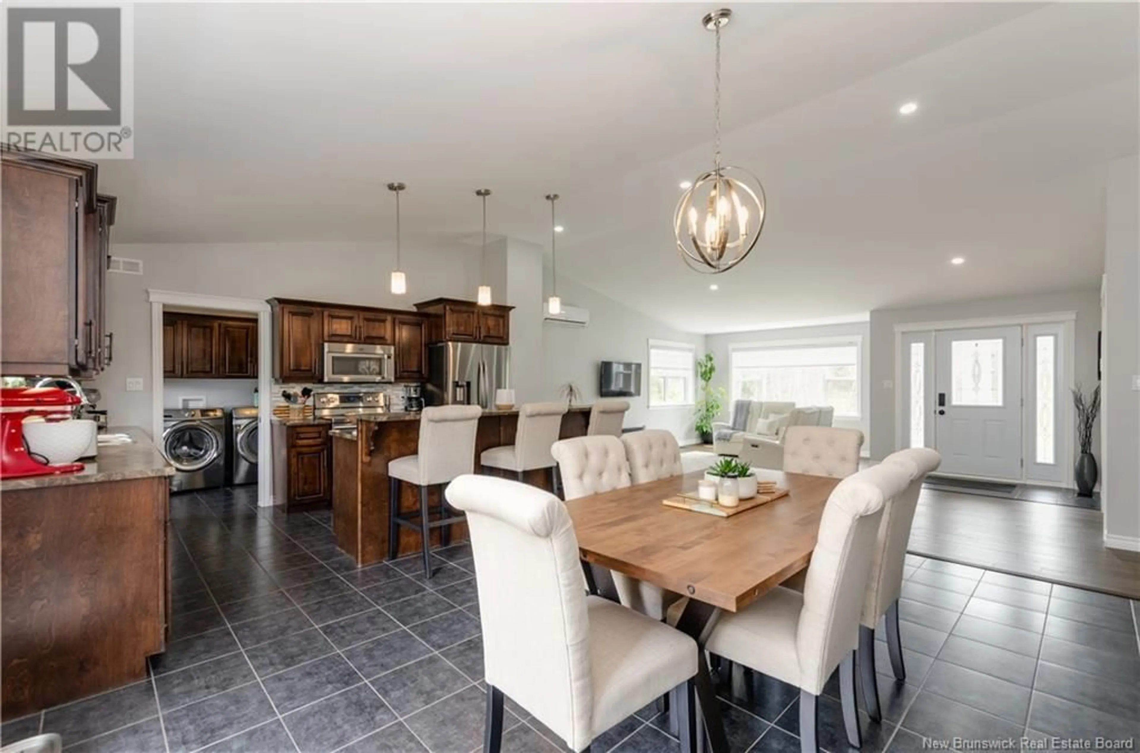 Open concept kitchen, ceramic/tile floor for 4 SYNTON LANE, Colpitts Settlement New Brunswick E4J2X8