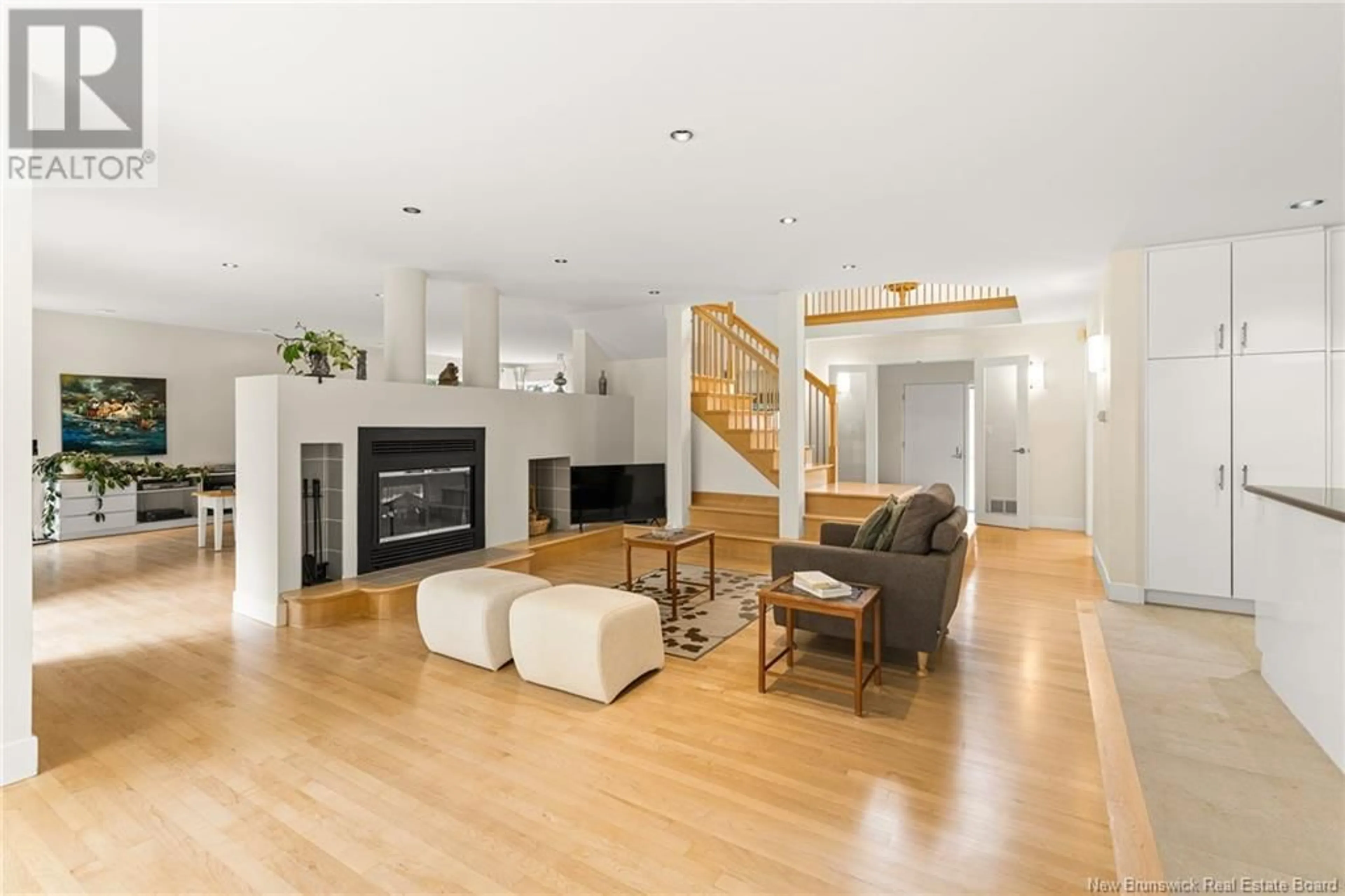 Living room with furniture, wood/laminate floor for 353 LAVOIE STREET, Dieppe New Brunswick E1A6R8