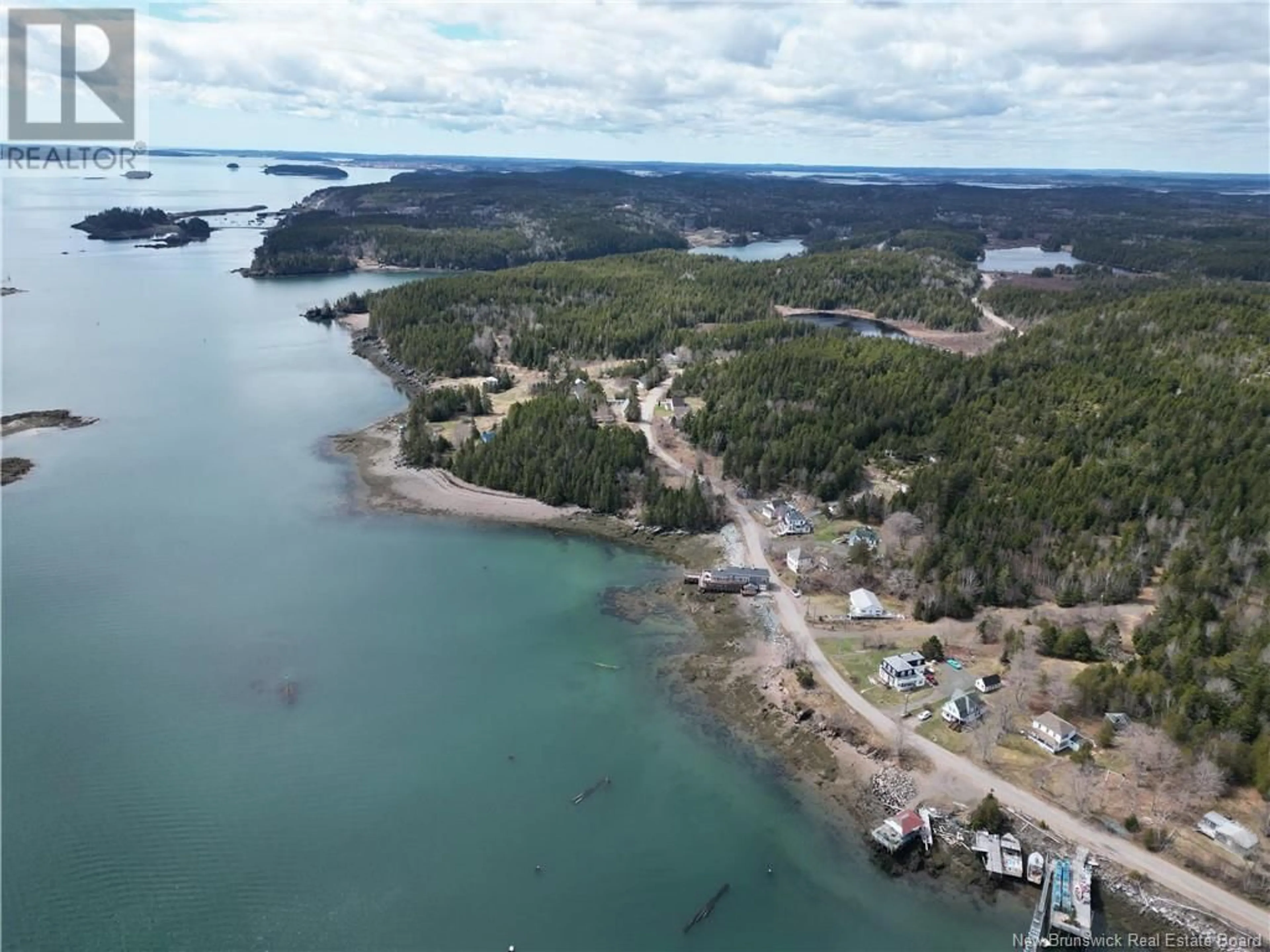A pic from outside/outdoor area/front of a property/back of a property/a pic from drone, water/lake/river/ocean view for 101 RICHARDSON ROAD, Deer Island New Brunswick E5V1S3