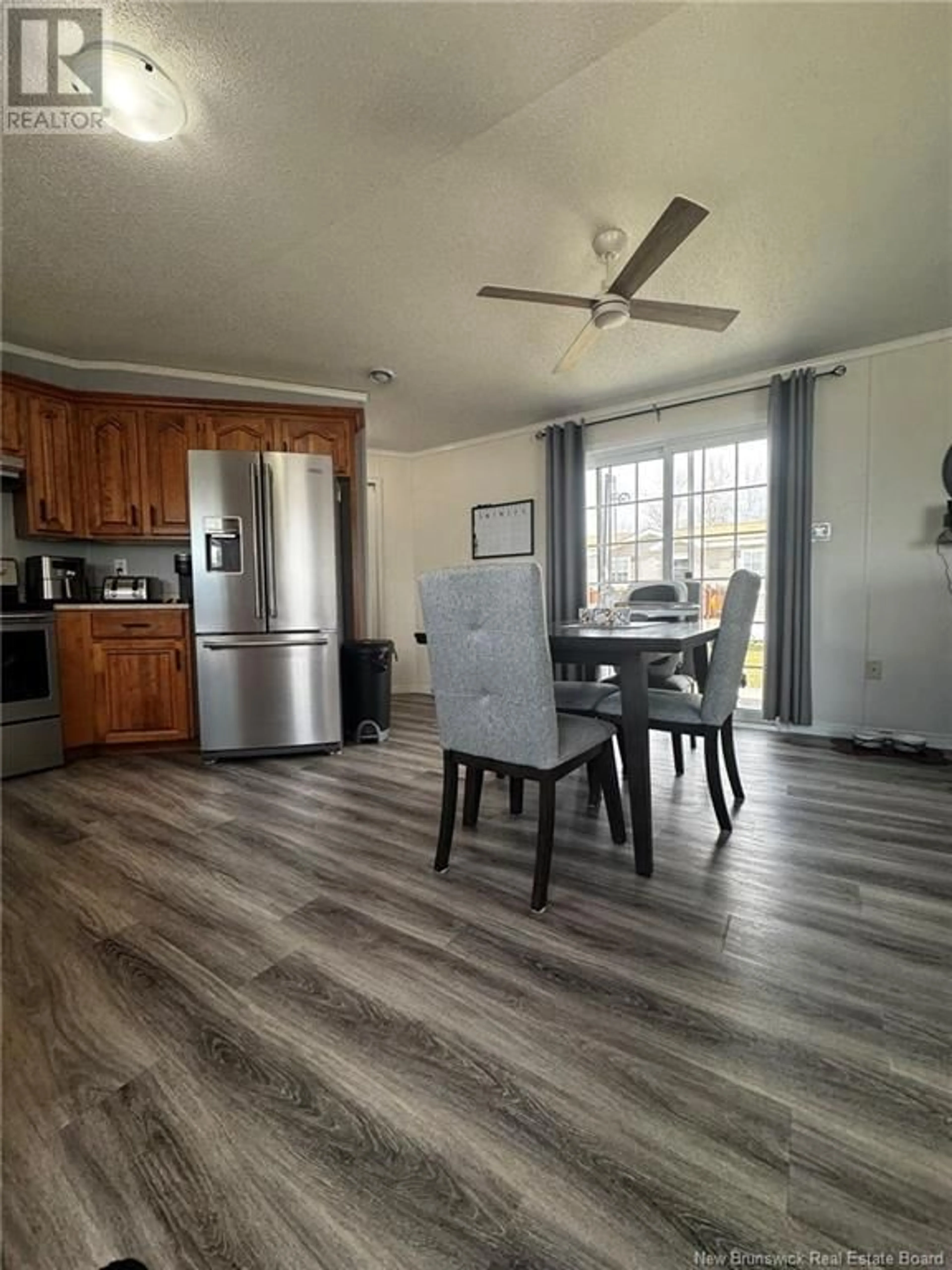 Open concept kitchen, wood/laminate floor for 4 AMOS WILLISTON LANE, Miramichi New Brunswick E1V7V5