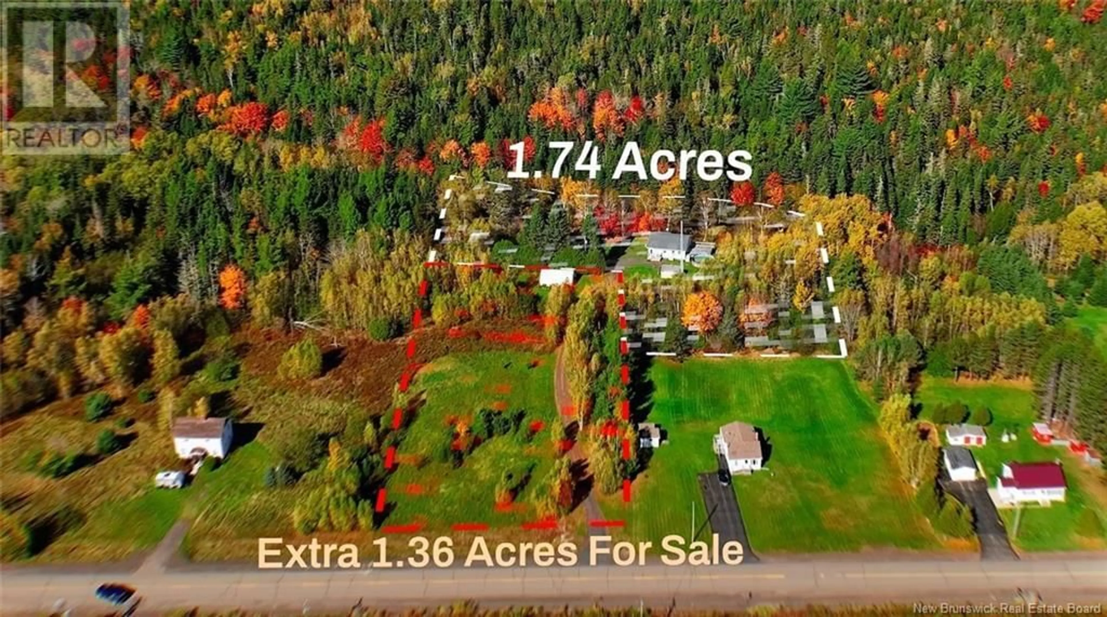 A pic from outside/outdoor area/front of a property/back of a property/a pic from drone, street for 29 ROUTE 116, Upper Salmon Creek New Brunswick E4A1J6