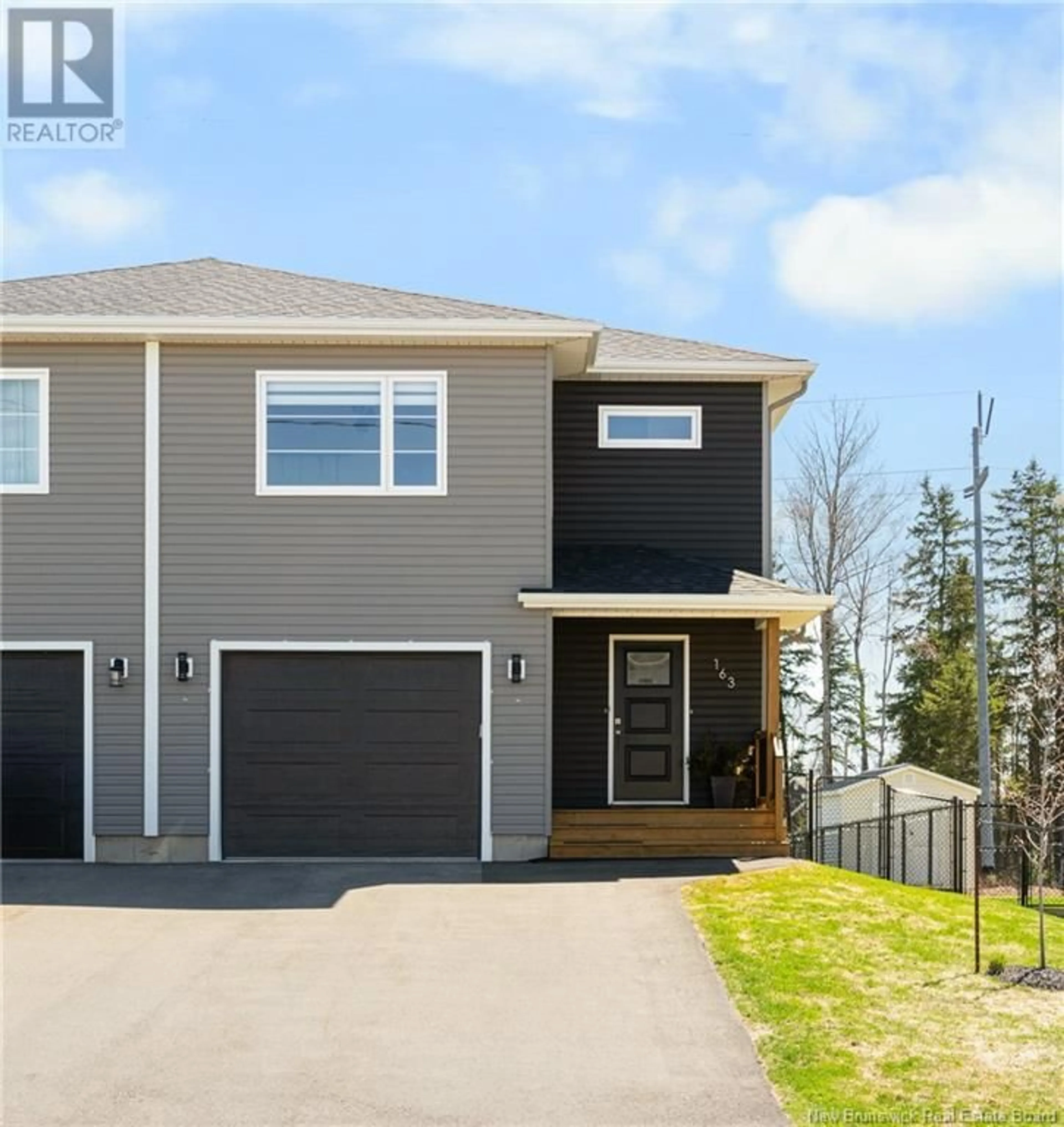 Home with vinyl exterior material, street for 163 MELANIE STREET, Dieppe New Brunswick E1A1N2